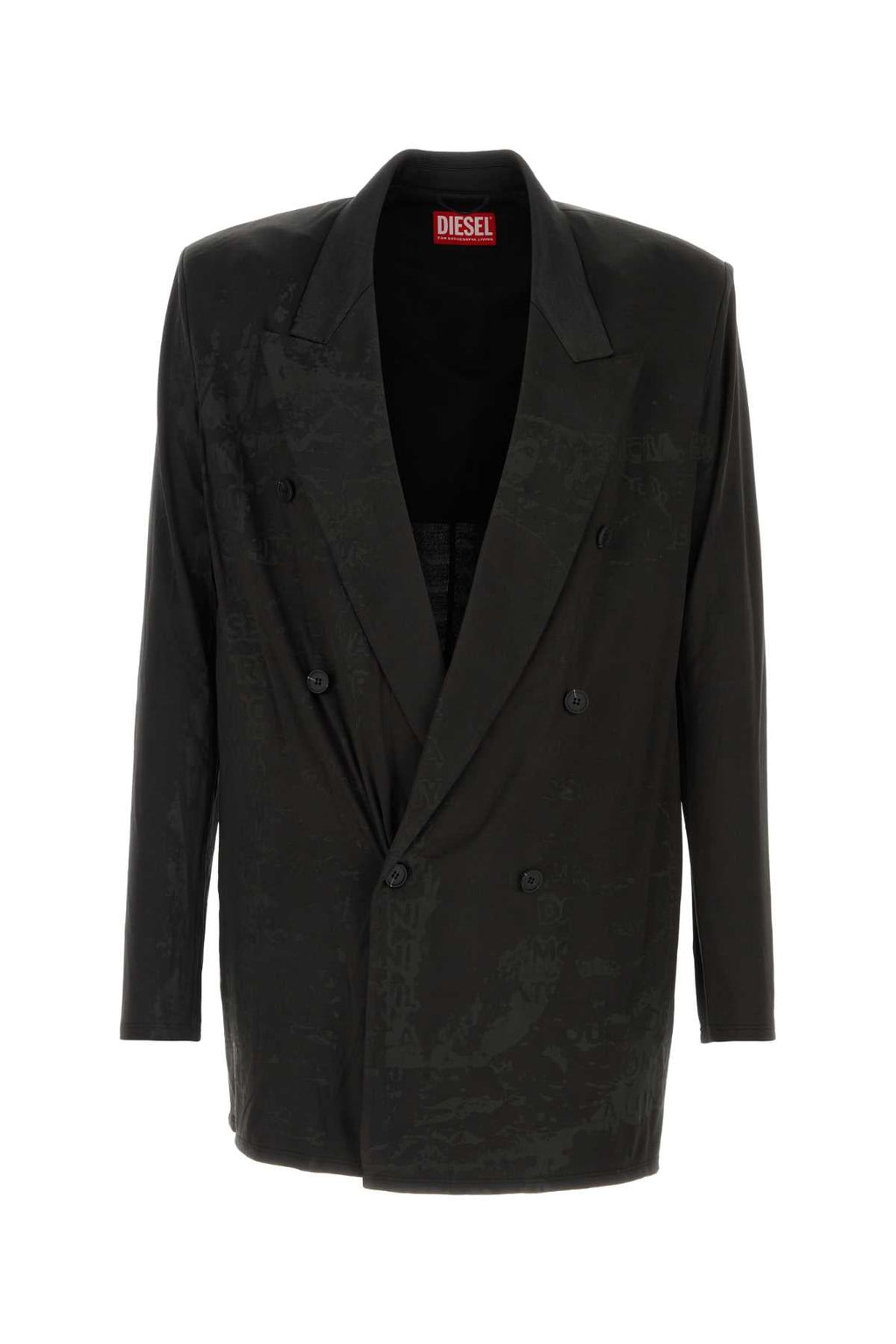 Diesel Men Black Stretch Acetate J-Pekka Blazer