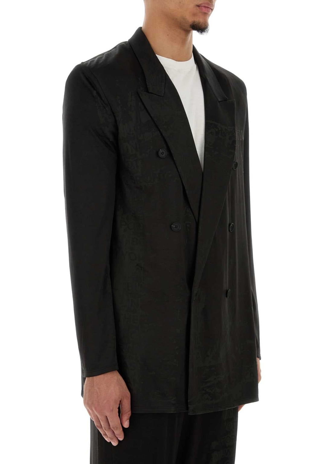 Diesel Men Black Stretch Acetate J-Pekka Blazer