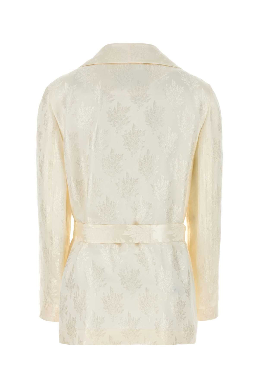 Fendi Women White Silk Blazer