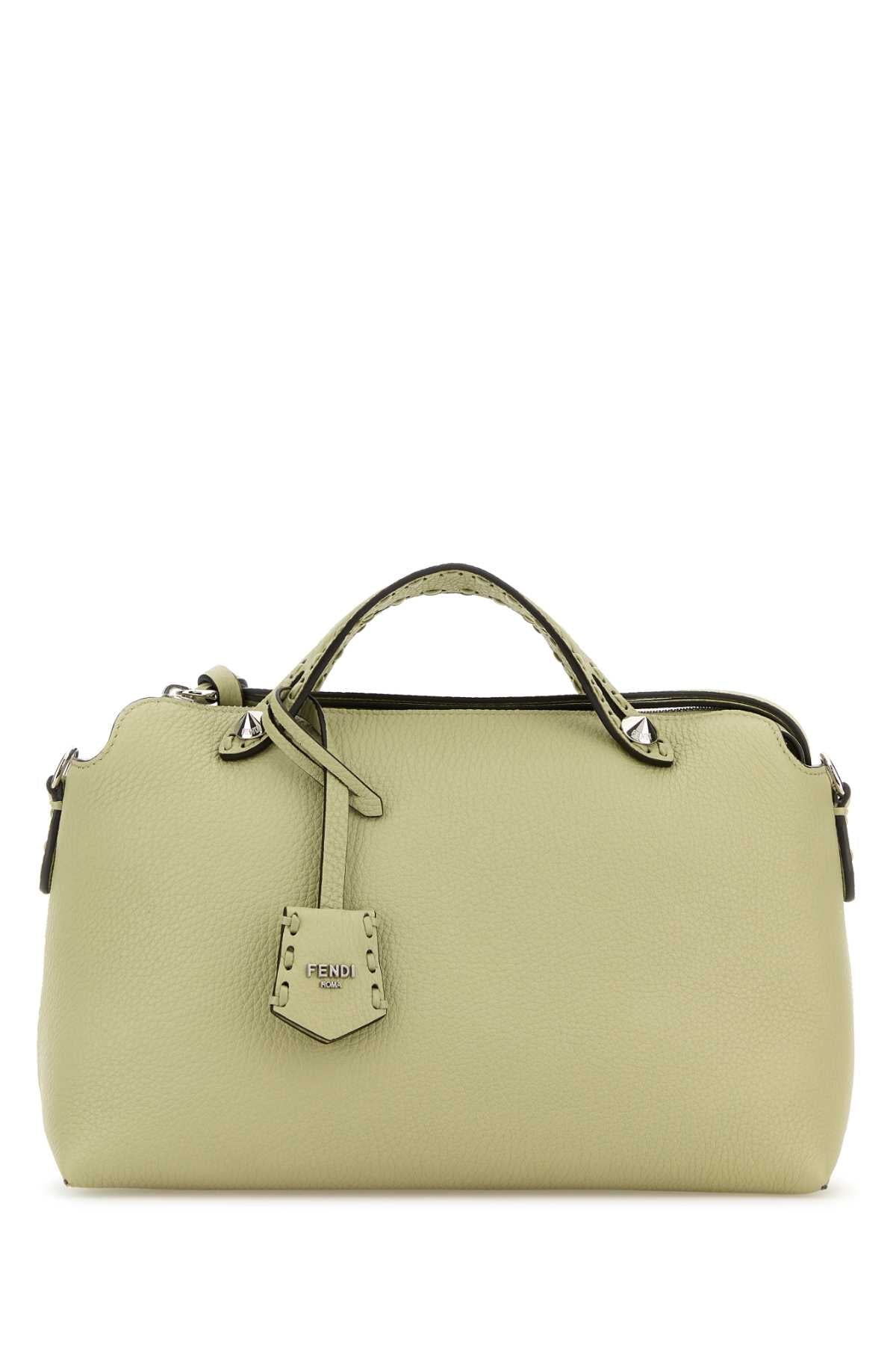 Fendi Women Pastel Green Leather Medium By The Way Handbag