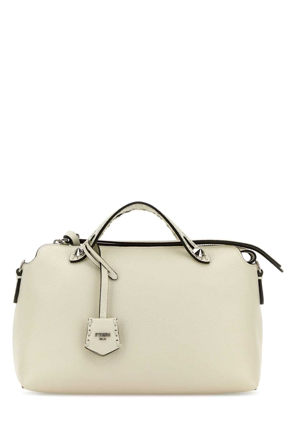 Fendi Women Ivory Leather Medium By The Way Handbag