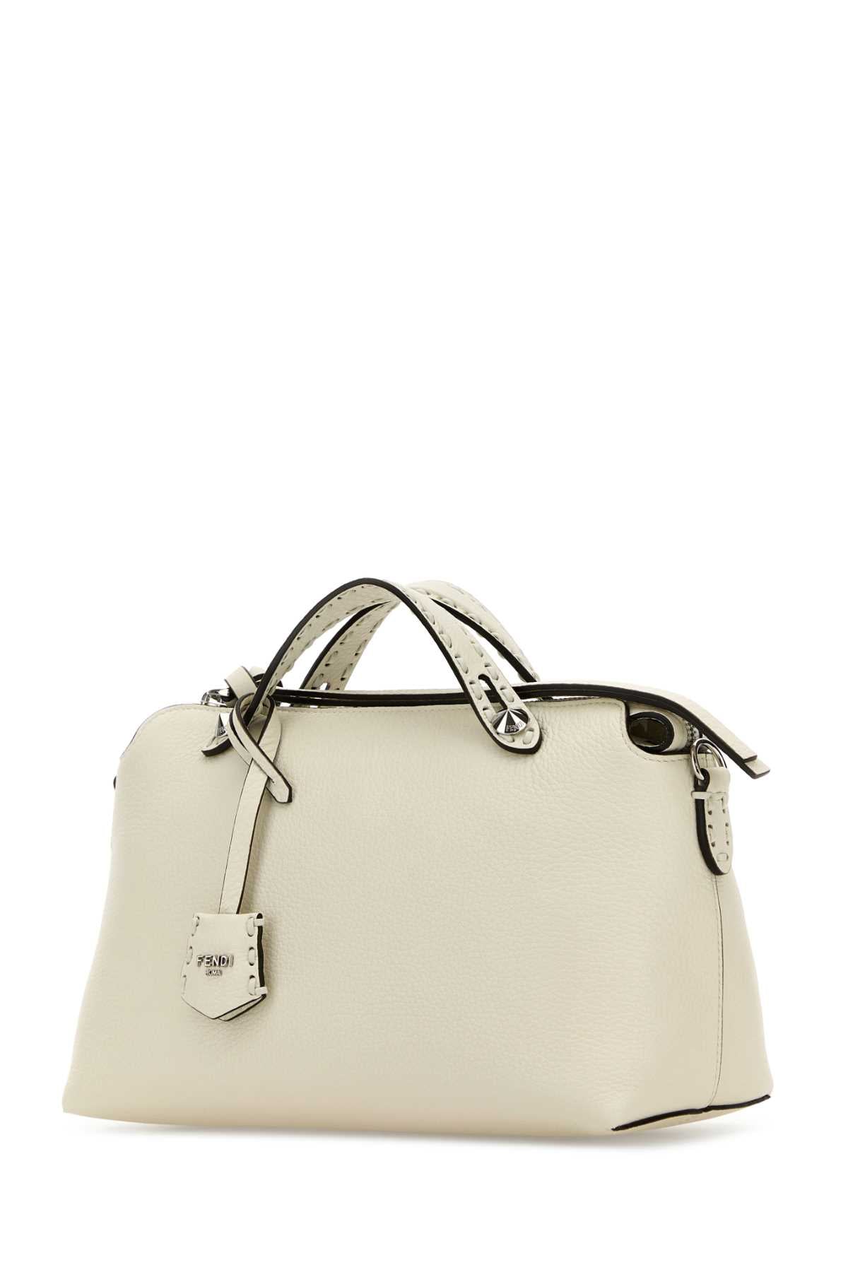 Fendi Women Ivory Leather Medium By The Way Handbag