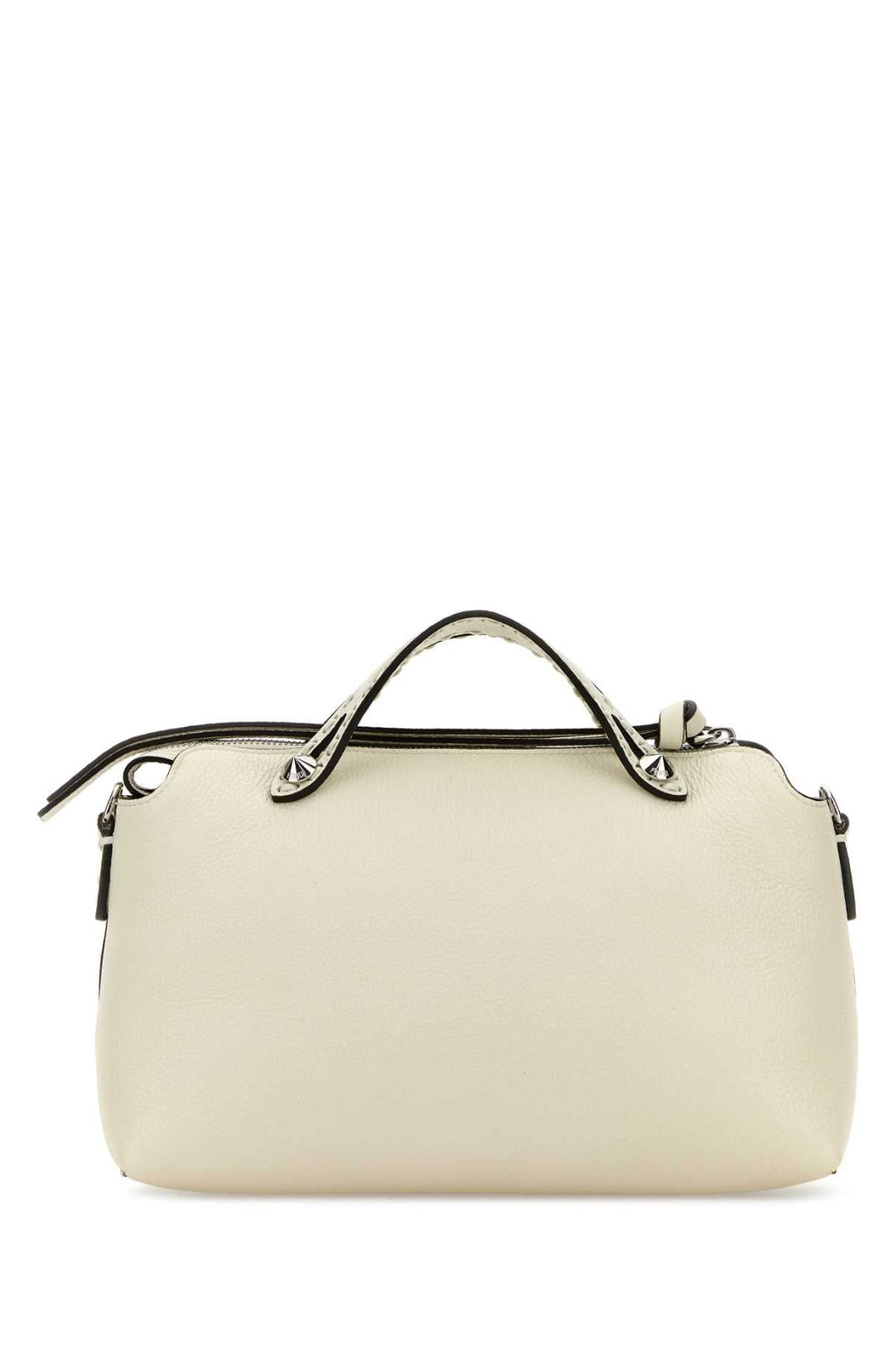 Fendi Women Ivory Leather Medium By The Way Handbag