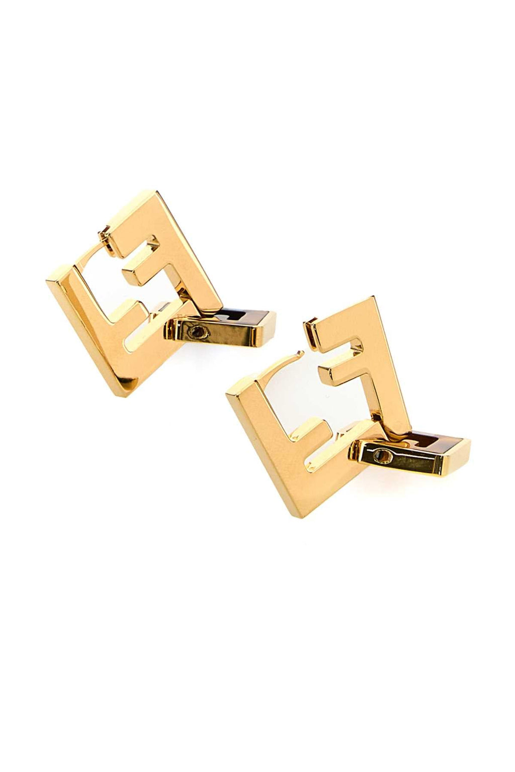 Fendi Women Printed Plexiglass And Metal Forever Fendi Earrings