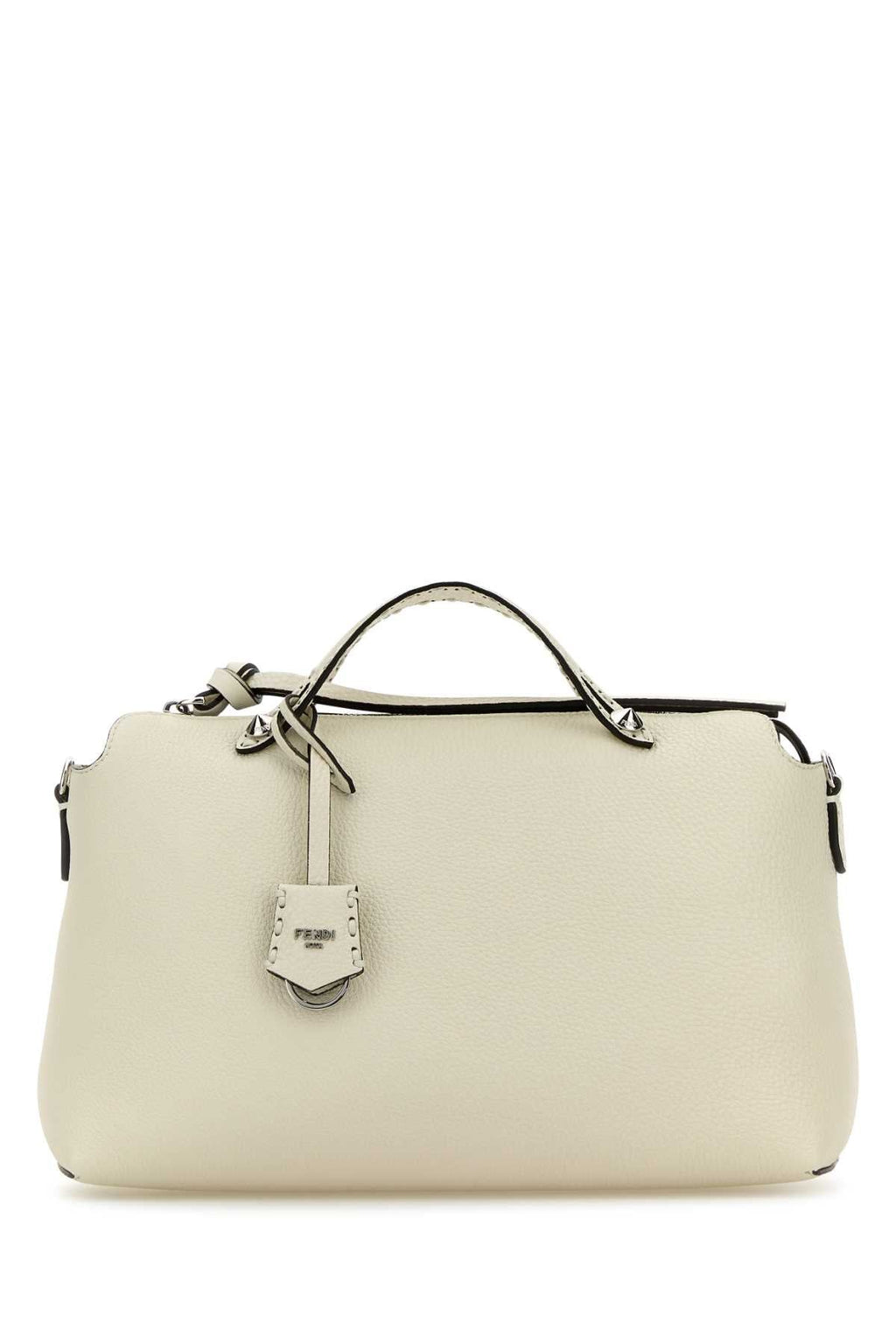 Fendi Women Ivory Leather Large By The Way Handbag