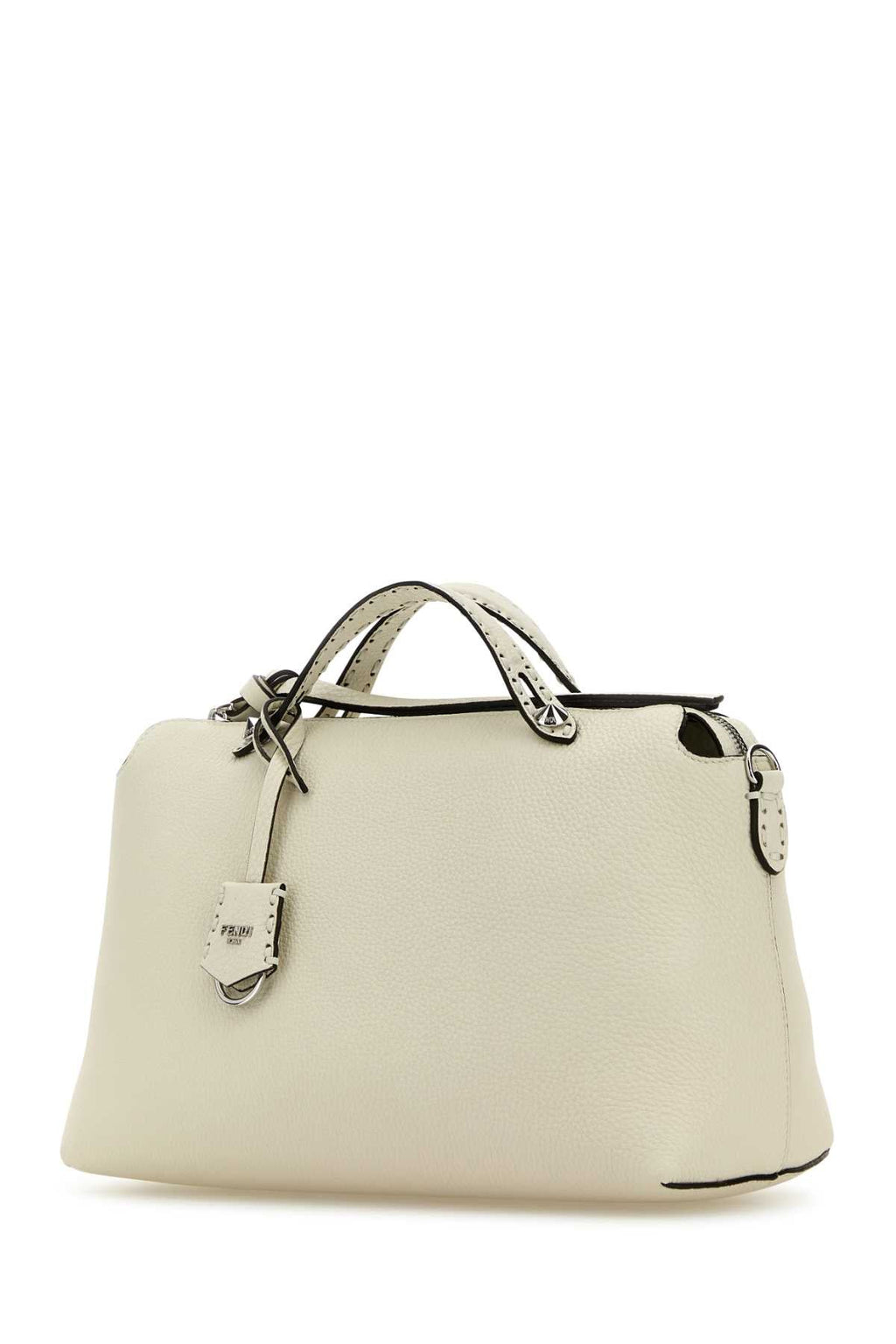 Fendi Women Ivory Leather Large By The Way Handbag