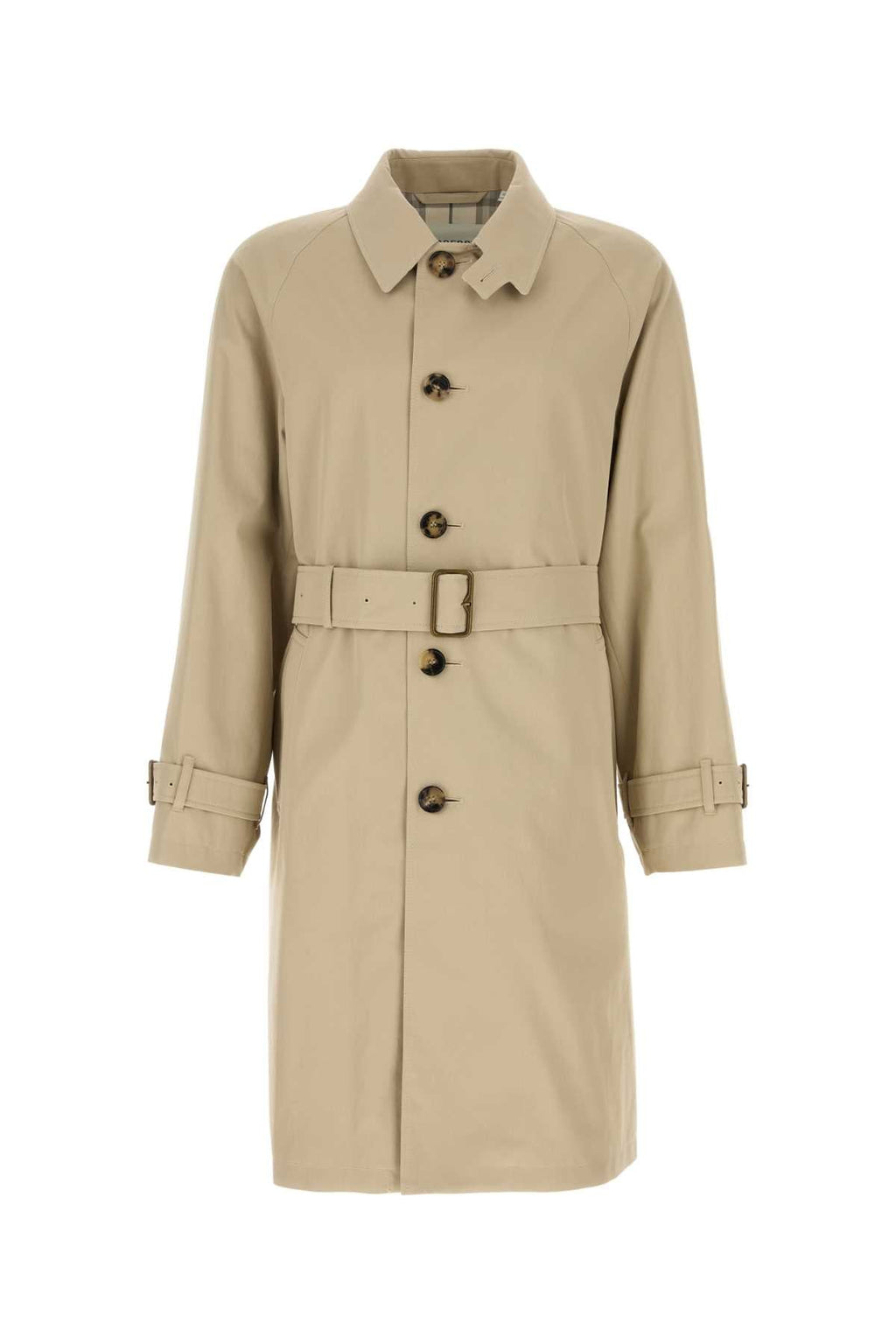 Burberry Men Capuccino Gabardine Trench Coat