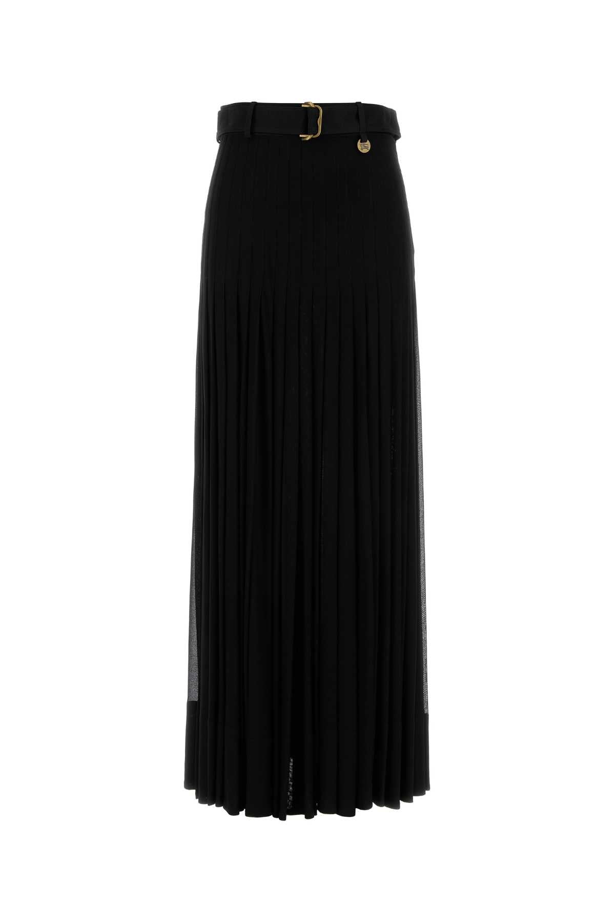 Burberry Women Black Crepe Skirt