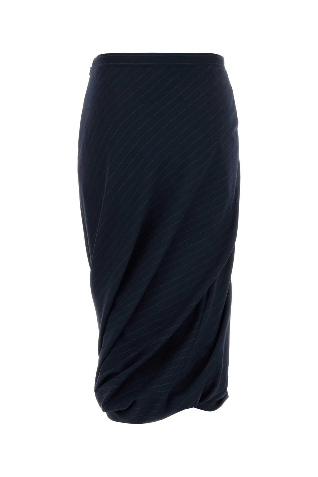 Balenciaga Women Embroidered Wool Skirt