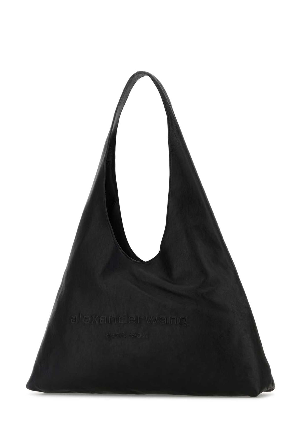 Alexander Wang Women Black Leather Large Pike Shoulder Bag