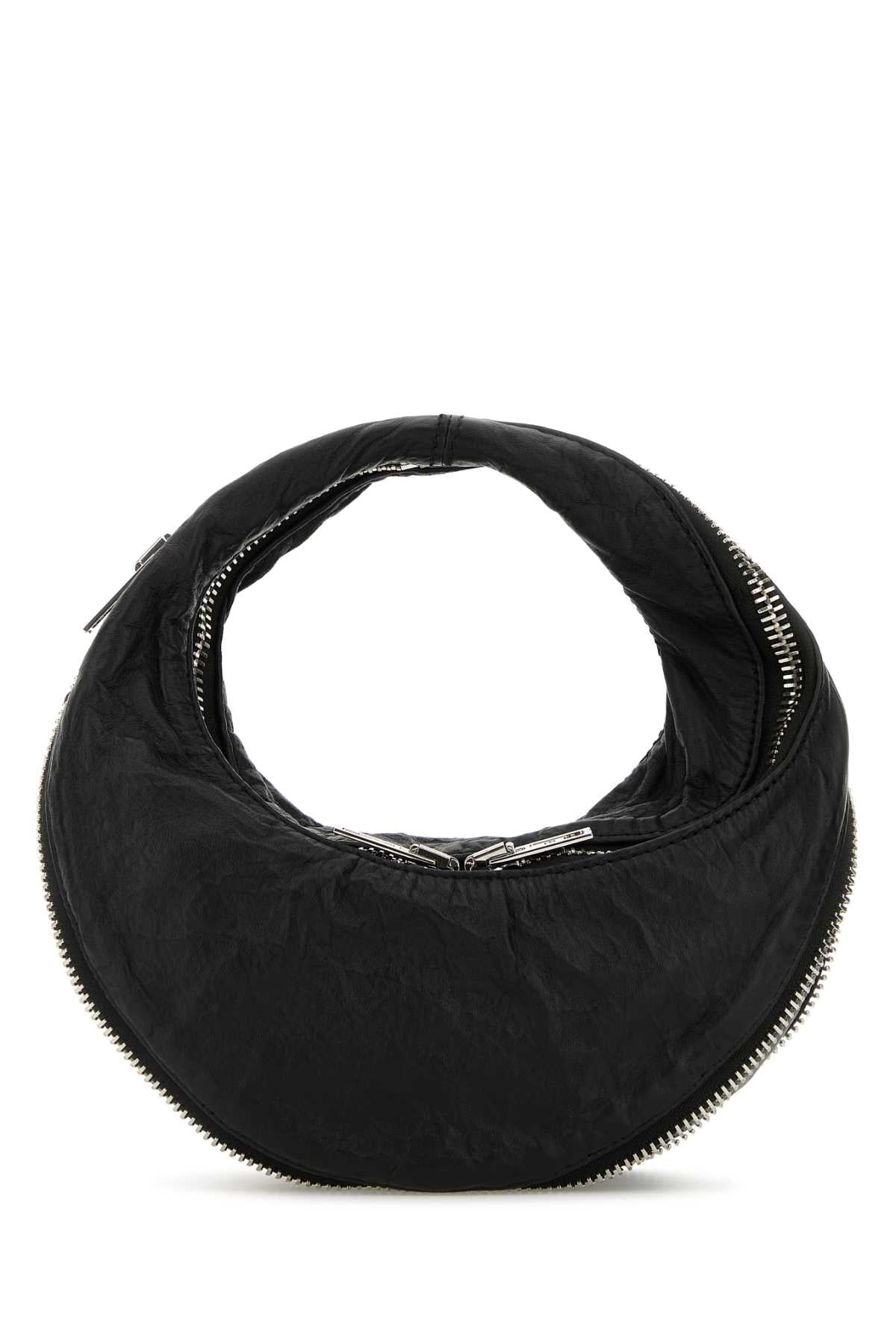 Alexander Wang Women Black Leather Twist Handbag