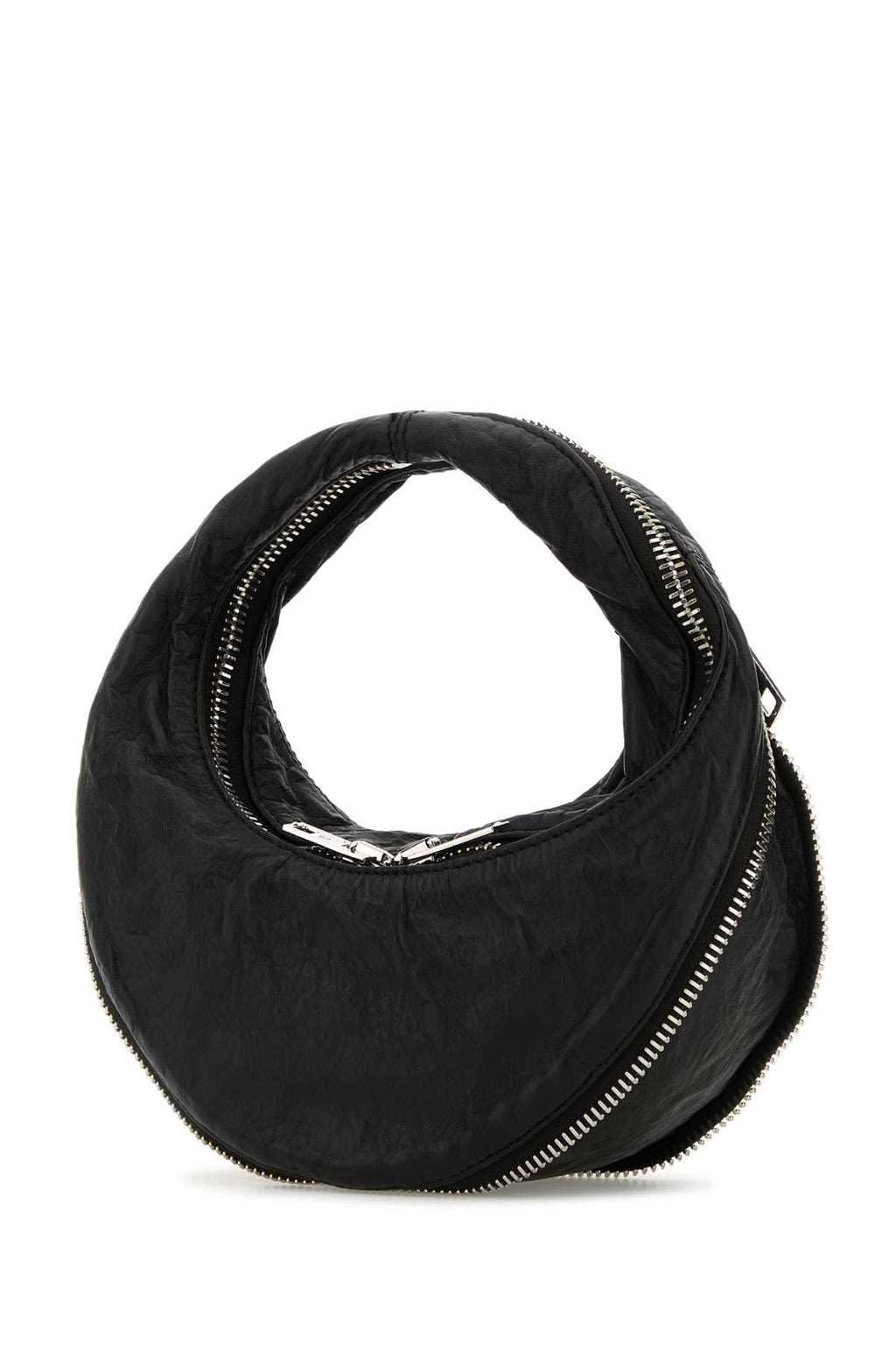 Alexander Wang Women Black Leather Twist Handbag