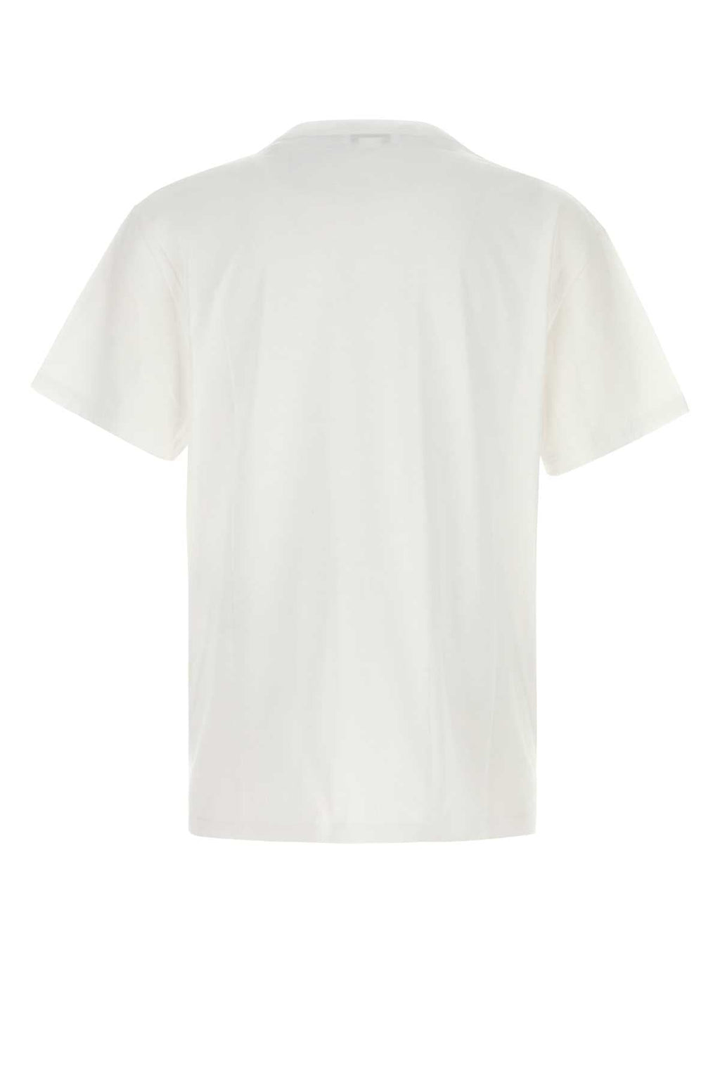 Alexander Mcqueen Men White Cotton T-Shirt