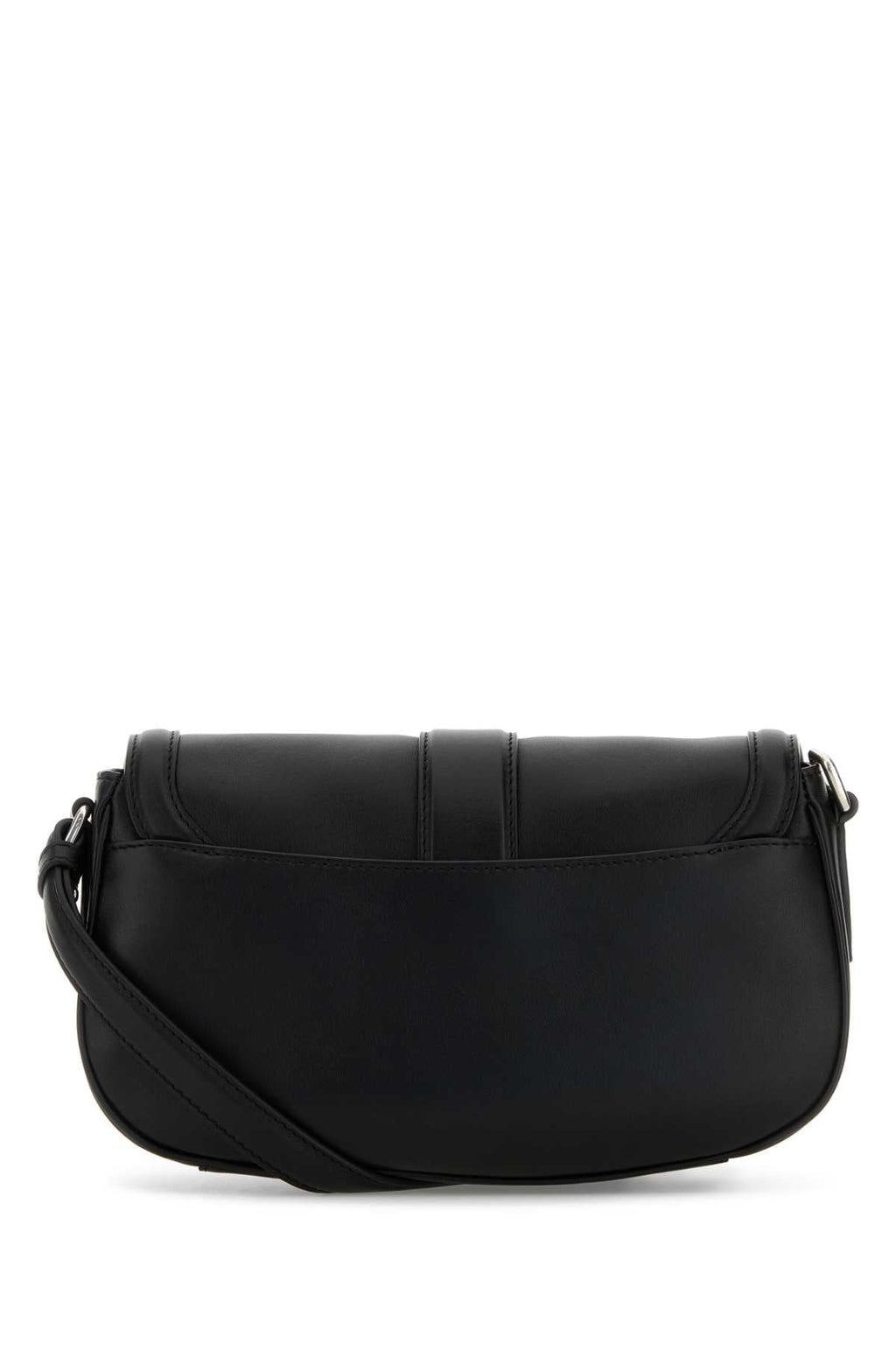 Alexander Mcqueen Women Black Leather Satchel Crossbody Bag