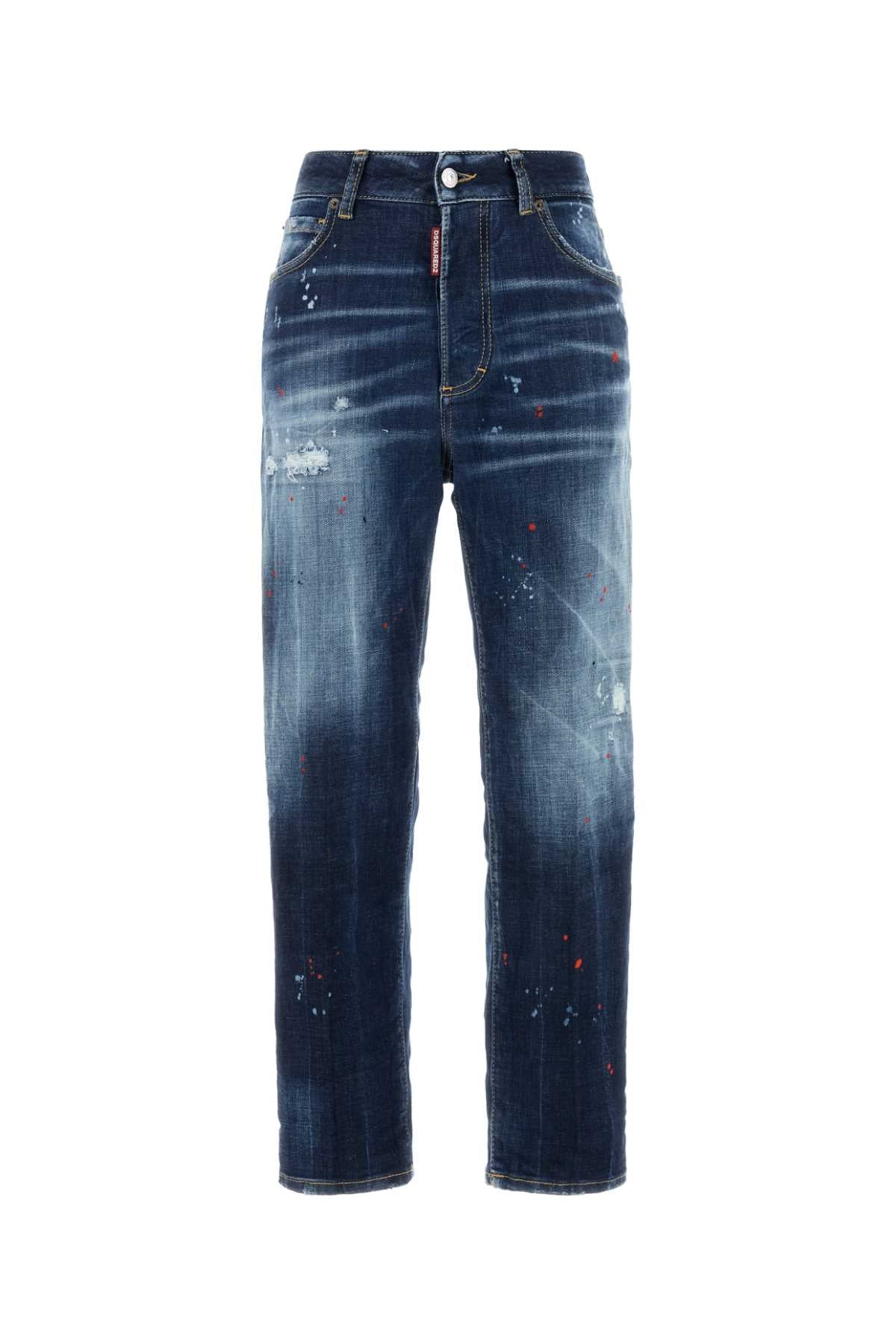 Dsquared Women Stretch Denim Boston Jeans