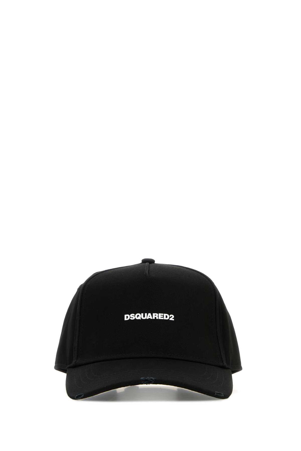 Dsquared Men Black Cotton Baseball Cap
