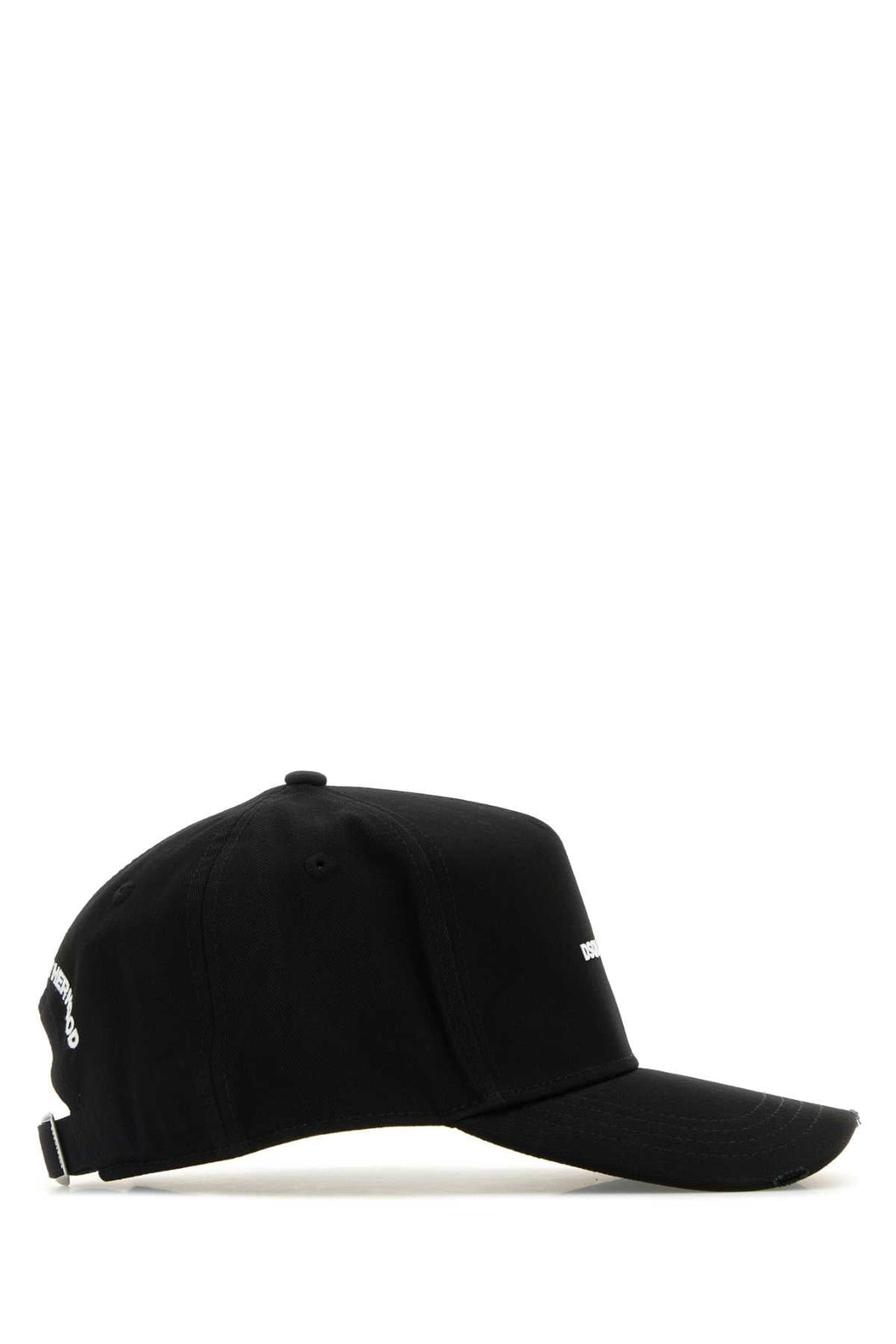 Dsquared Men Black Cotton Baseball Cap