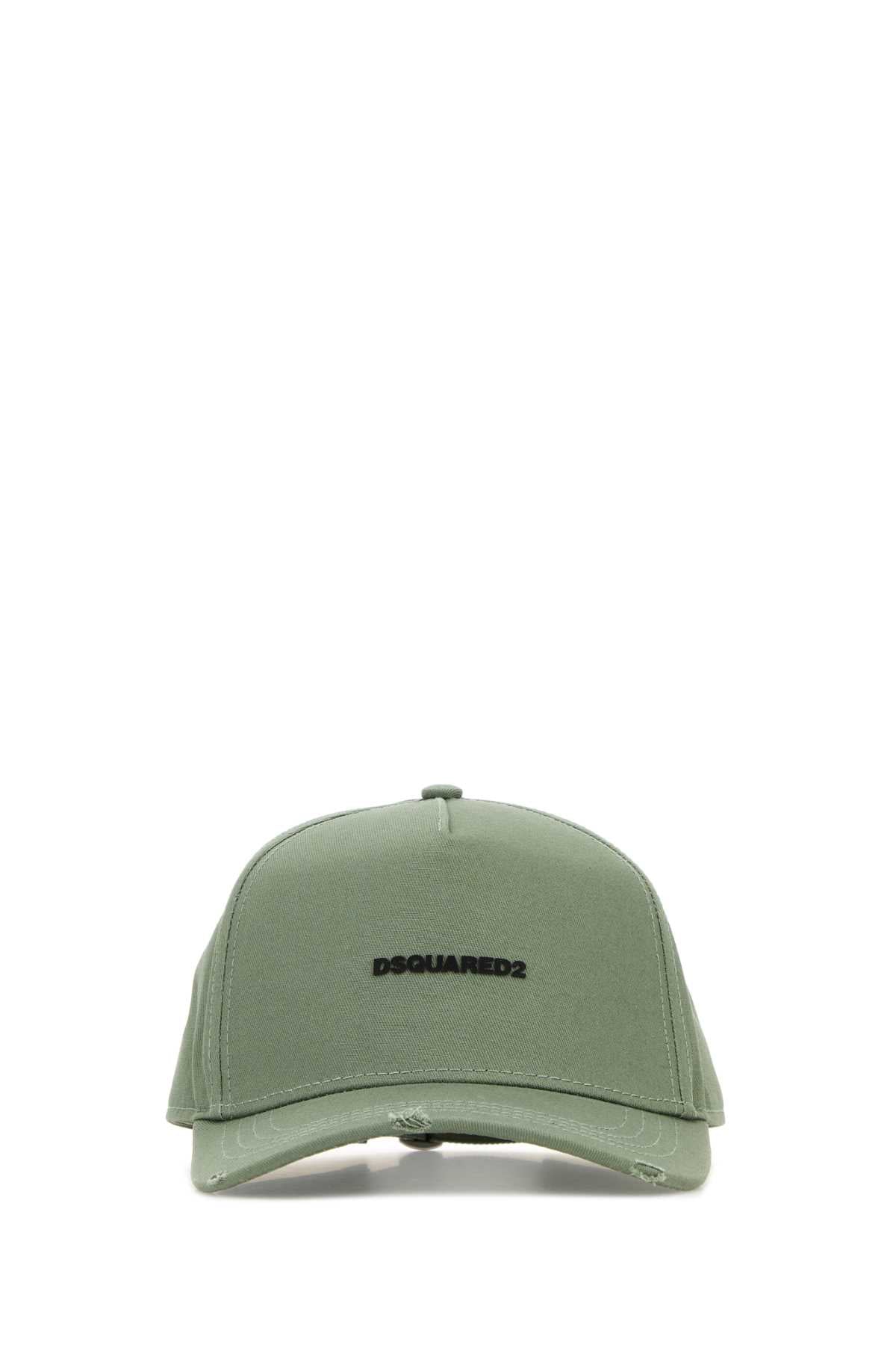 Dsquared Men Green Cotton Baseball Cap
