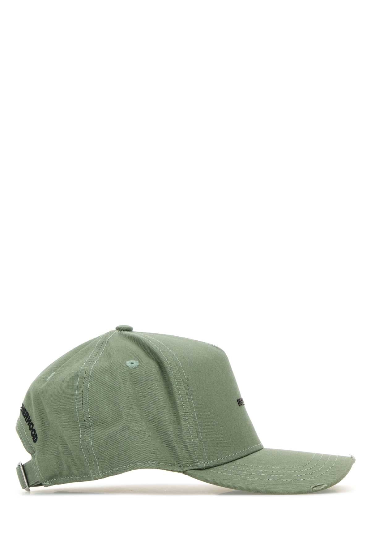 Dsquared Men Green Cotton Baseball Cap