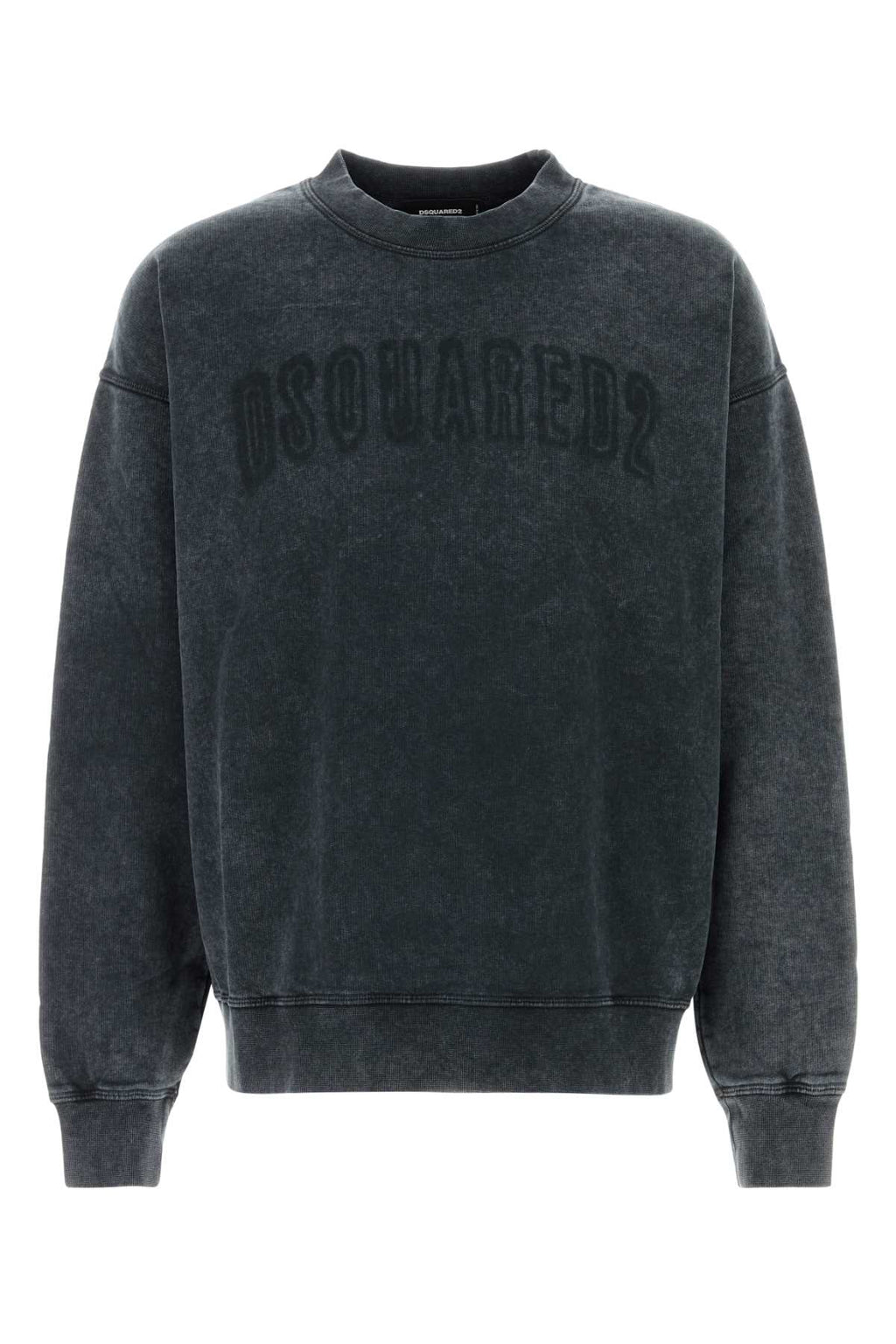Dsquared Men Graphite Cotton Sweatshirt