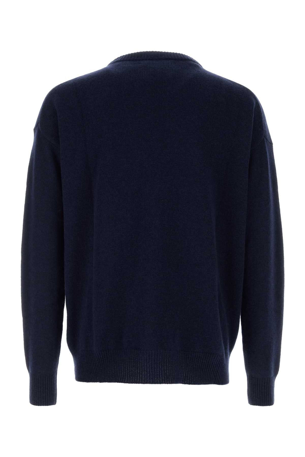 Jil Sander Men Dark Blue Cashmere Sweater