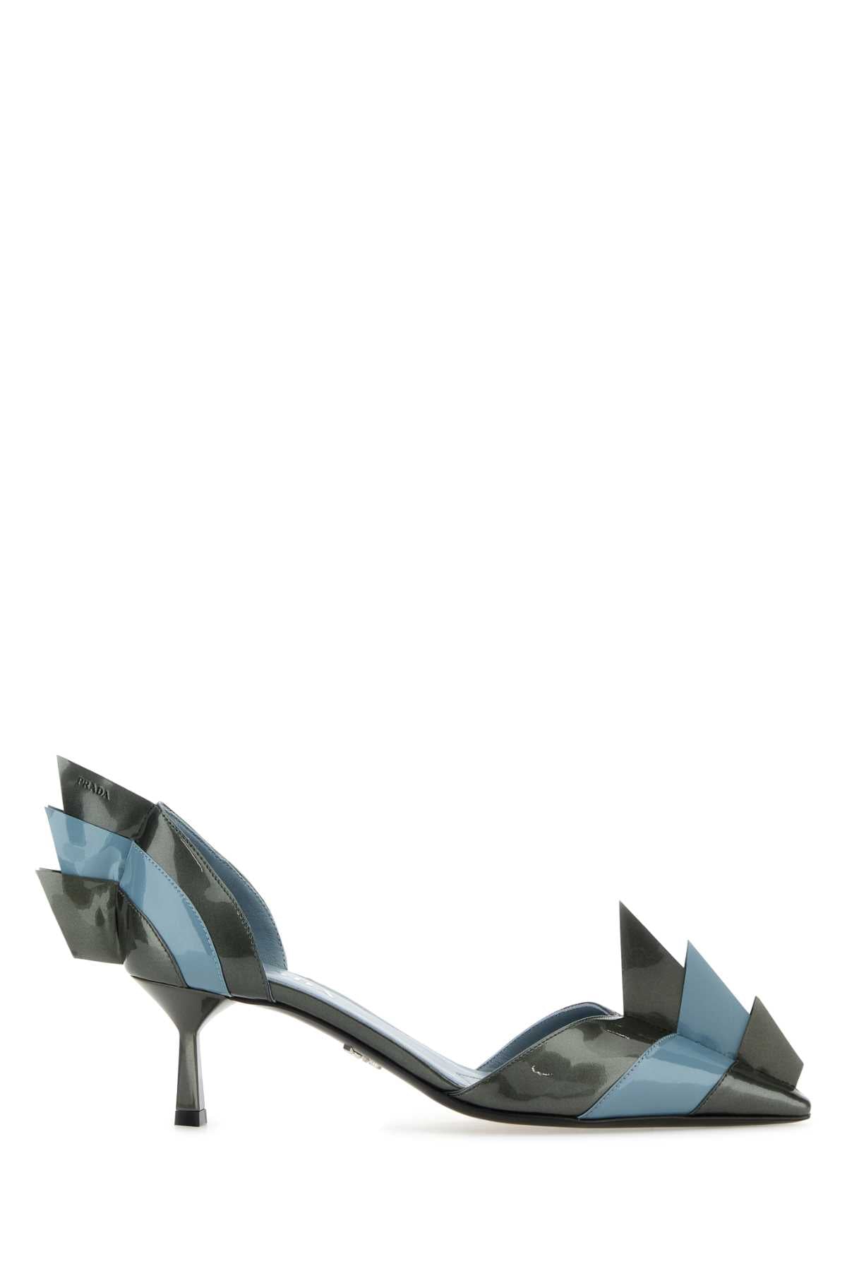 Prada Women Two-Tone Leather Pumps