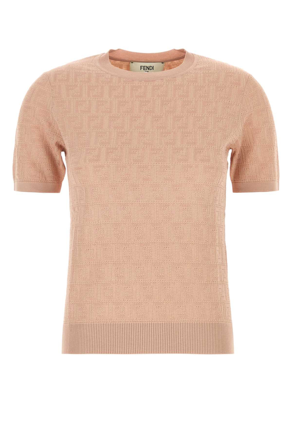 Fendi Women Pink Cotton Blend Sweater