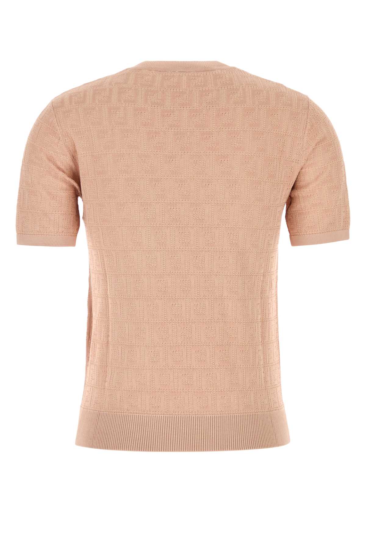 Fendi Women Pink Cotton Blend Sweater