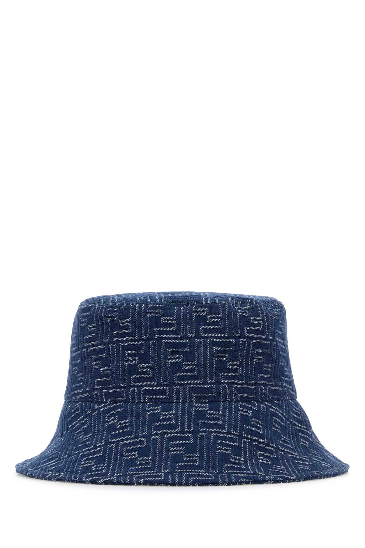 Fendi Men Embroidered Deim Bucket Hat