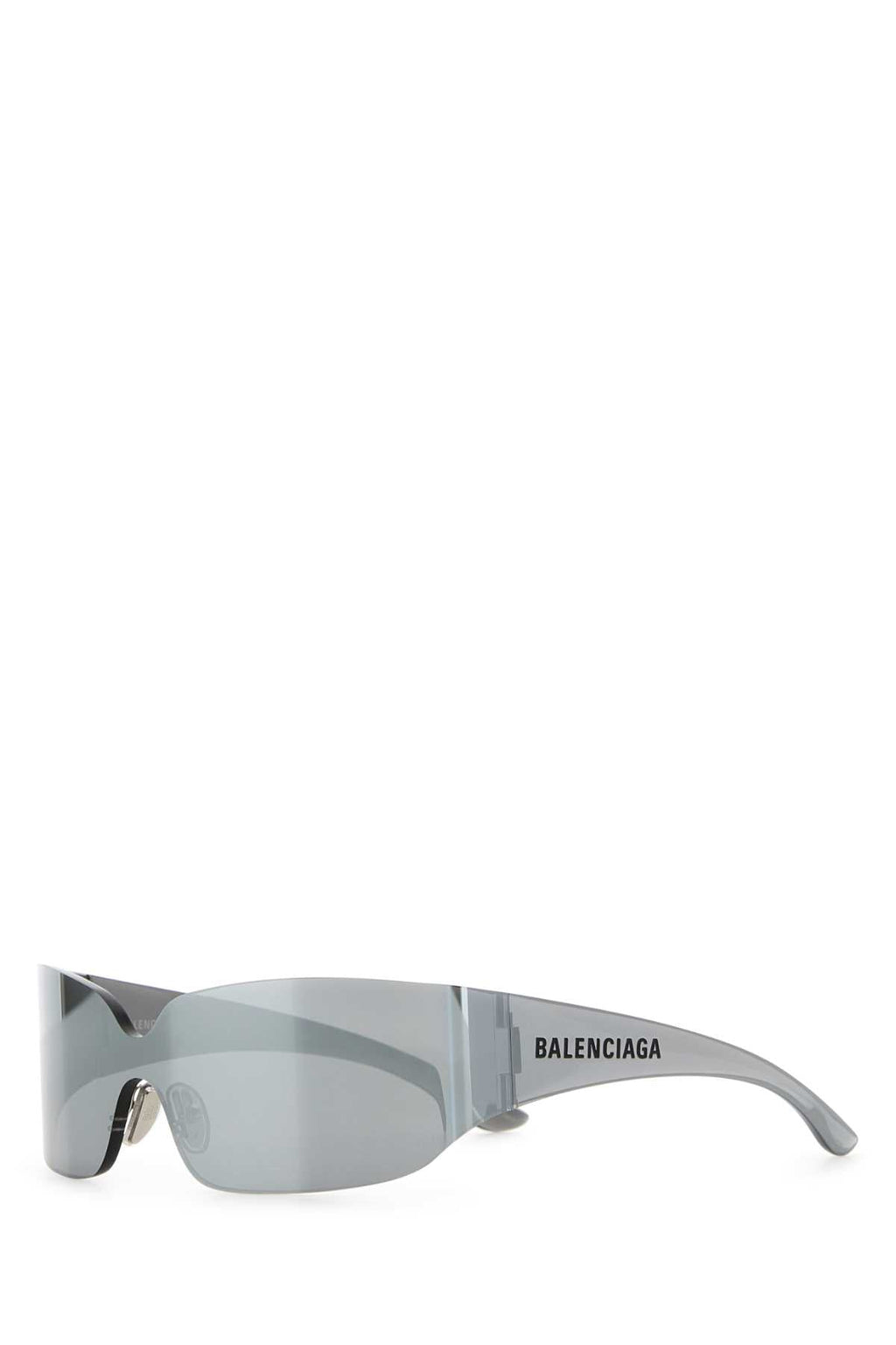 Balenciaga Women Grey Nylon Mono Square Sunglasses