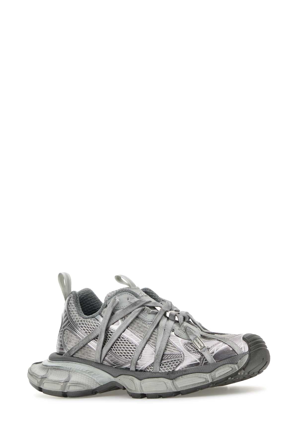 Balenciaga Men Grey Mesh And Rubber 3Xl Extreme Sneakers