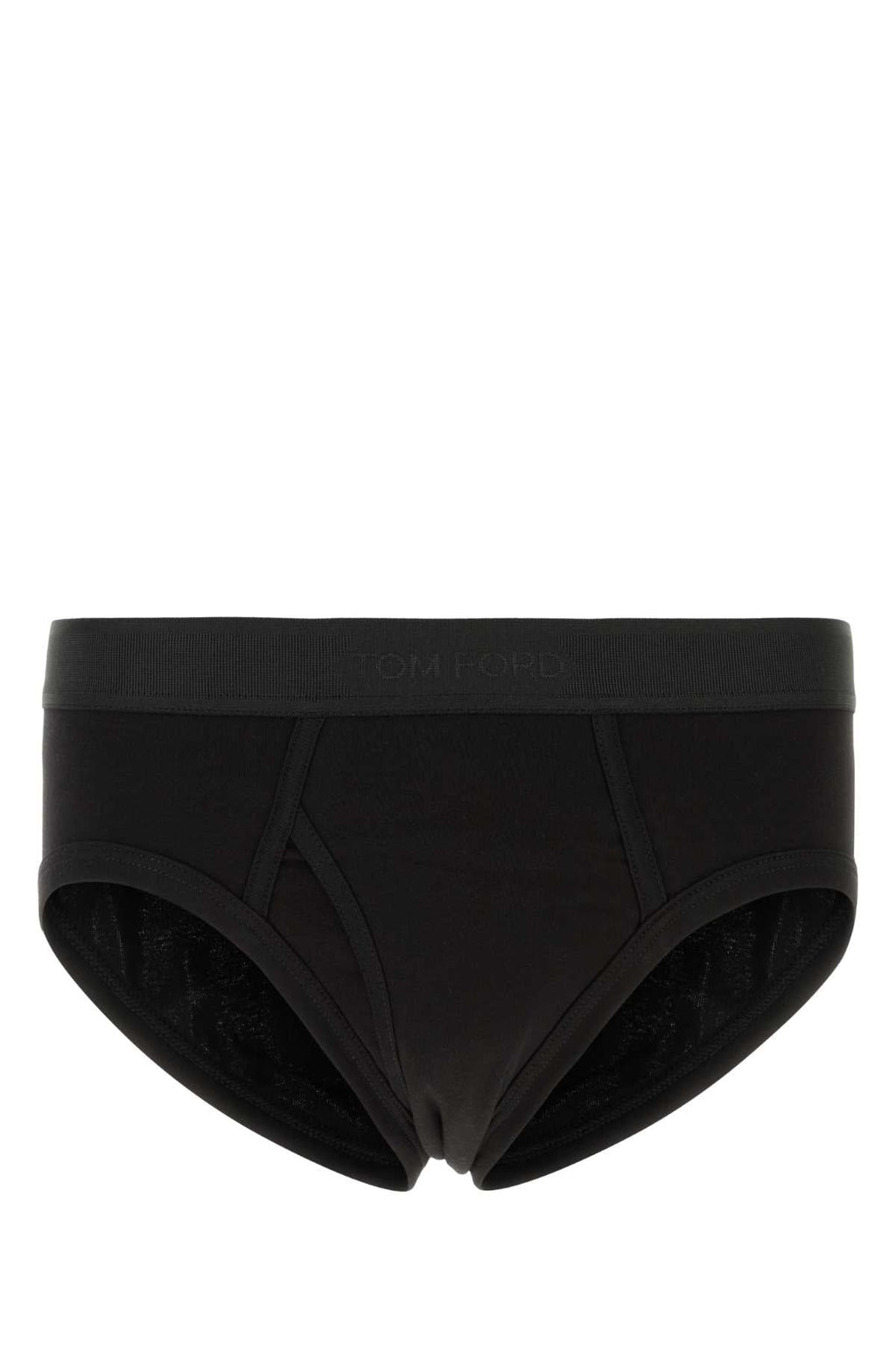 Tom Ford Men Black Stretch Cotton Slip