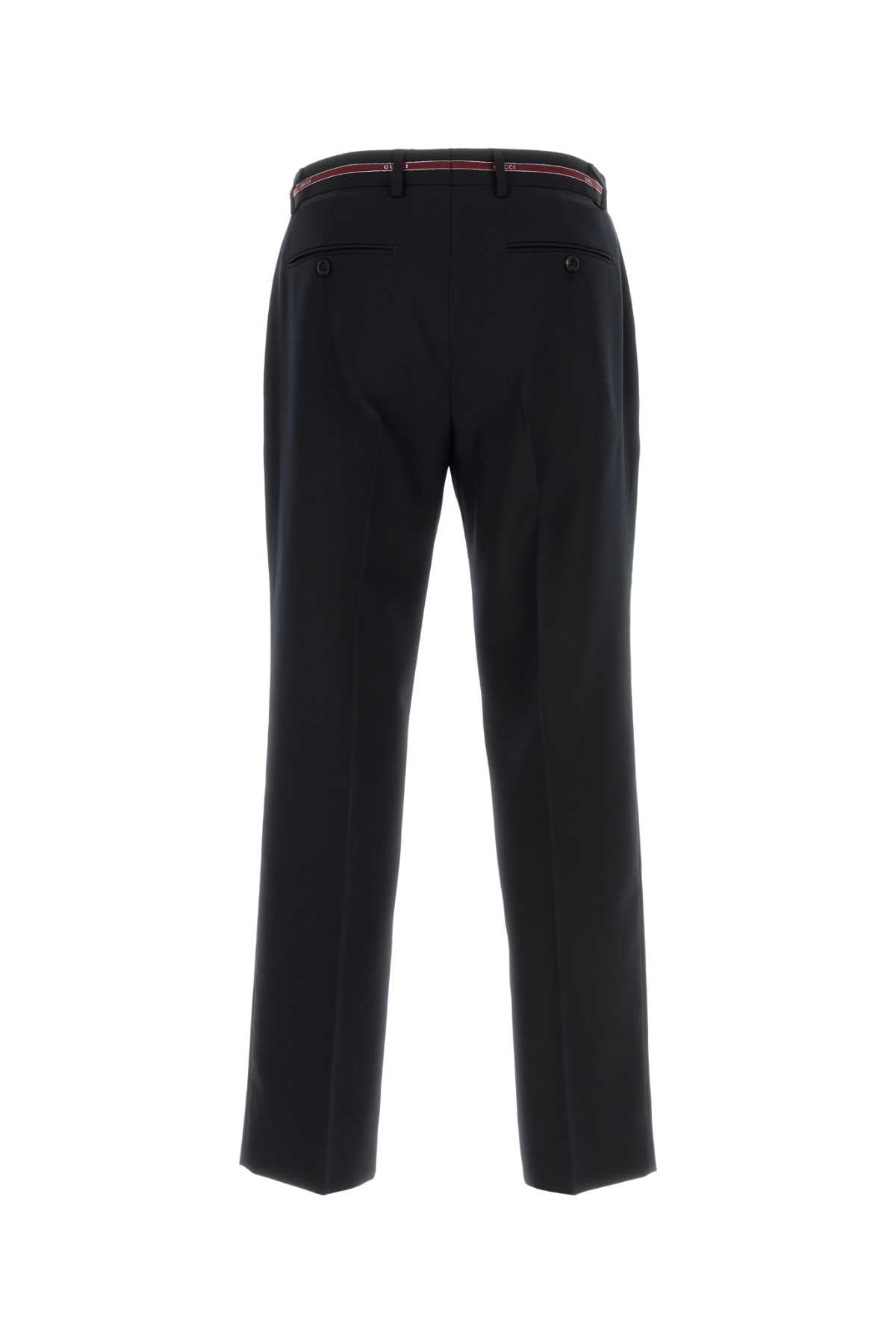 Gucci Men Midnight Blue Wool Pant