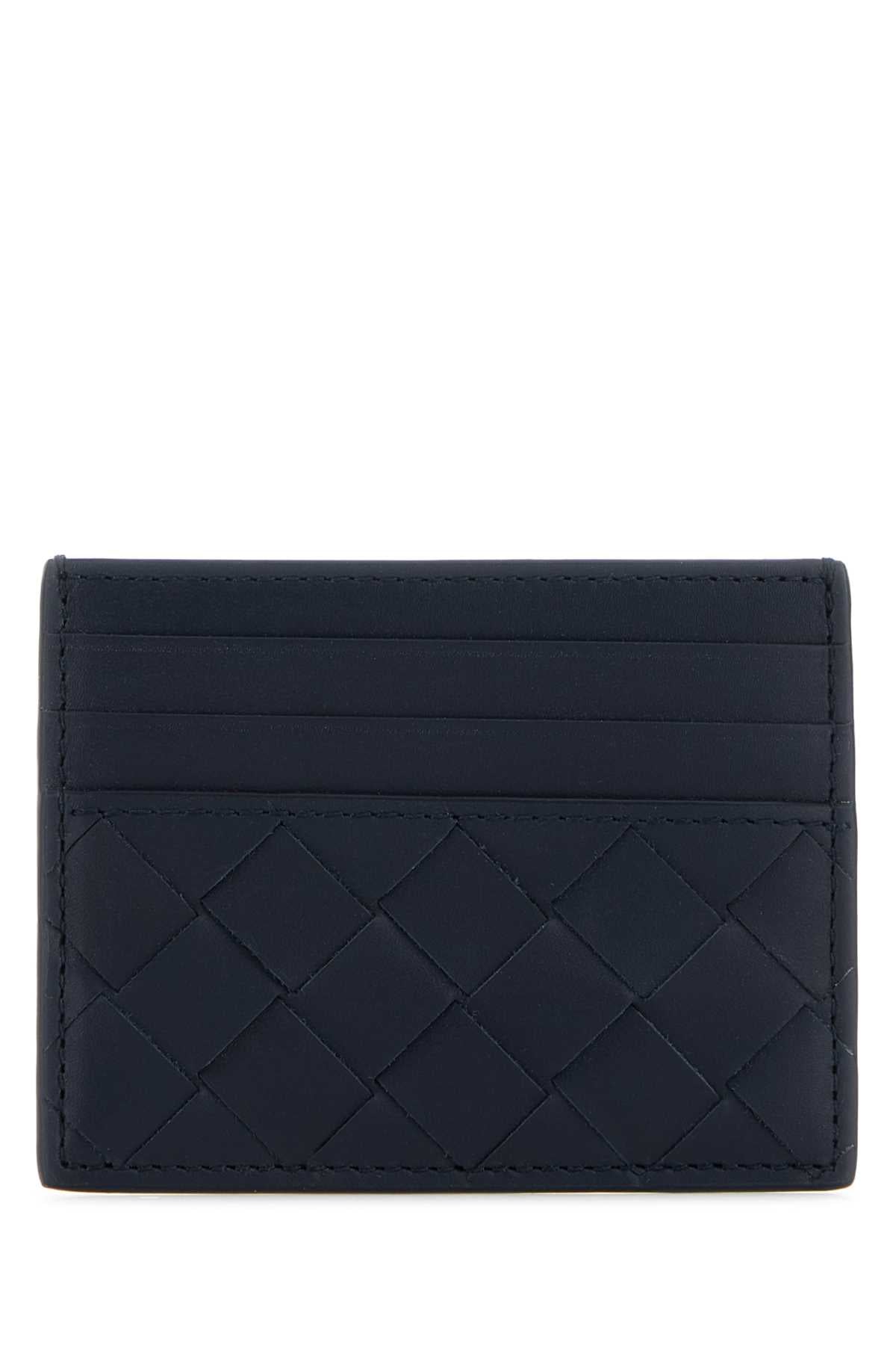 Bottega Veneta Men Two-Tone Leather Intrecciato Card Holder