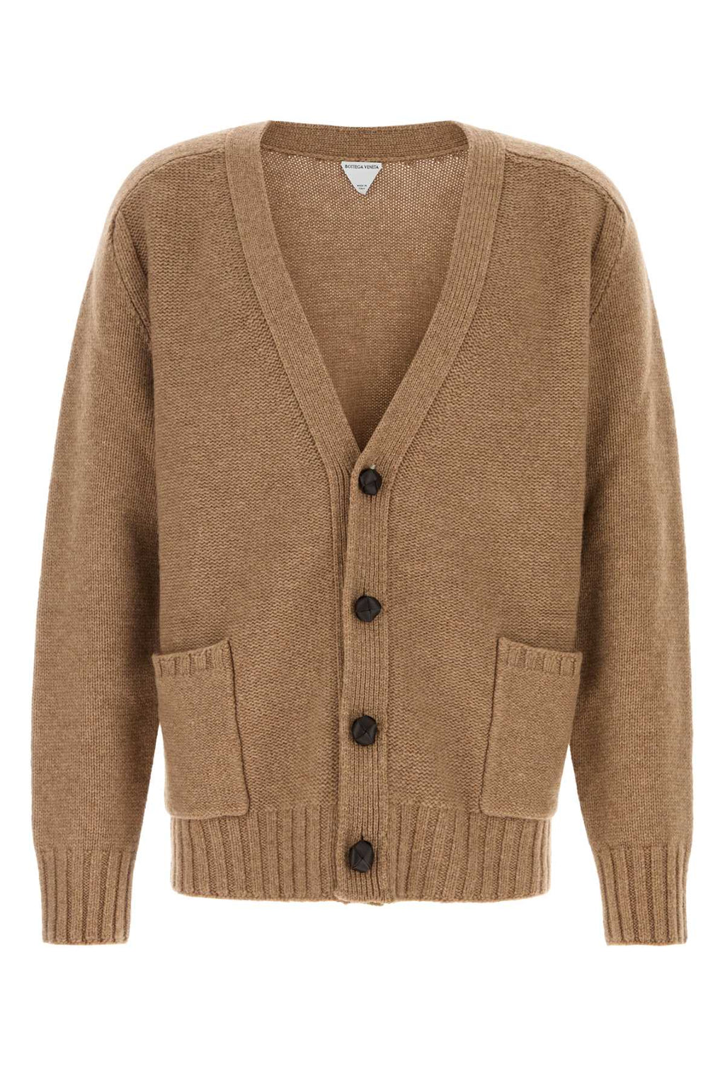Bottega Veneta Men Biscuit Wool Cardigan