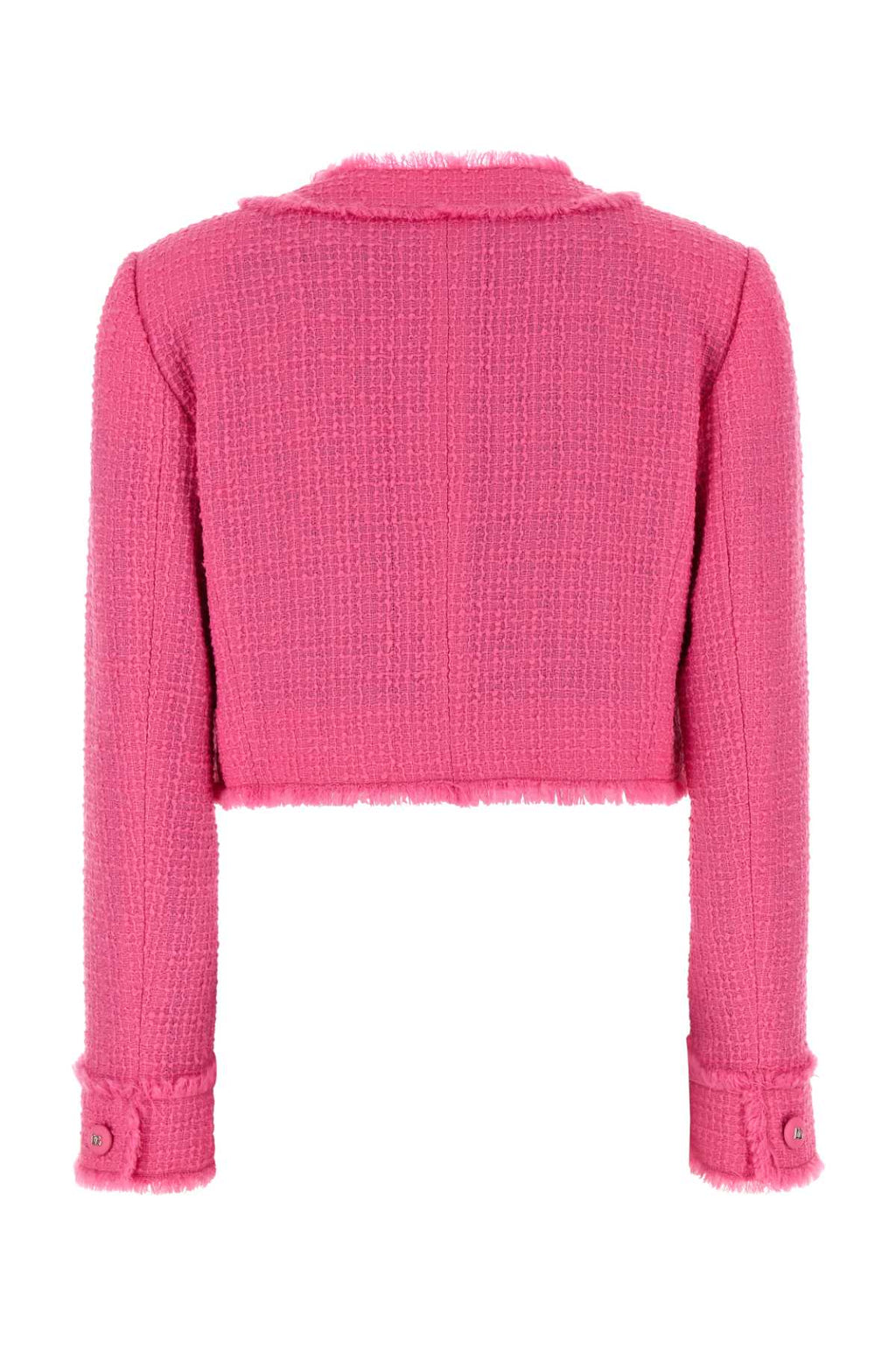 Dolce & Gabbana Women Fuchsia Tweed Blazer