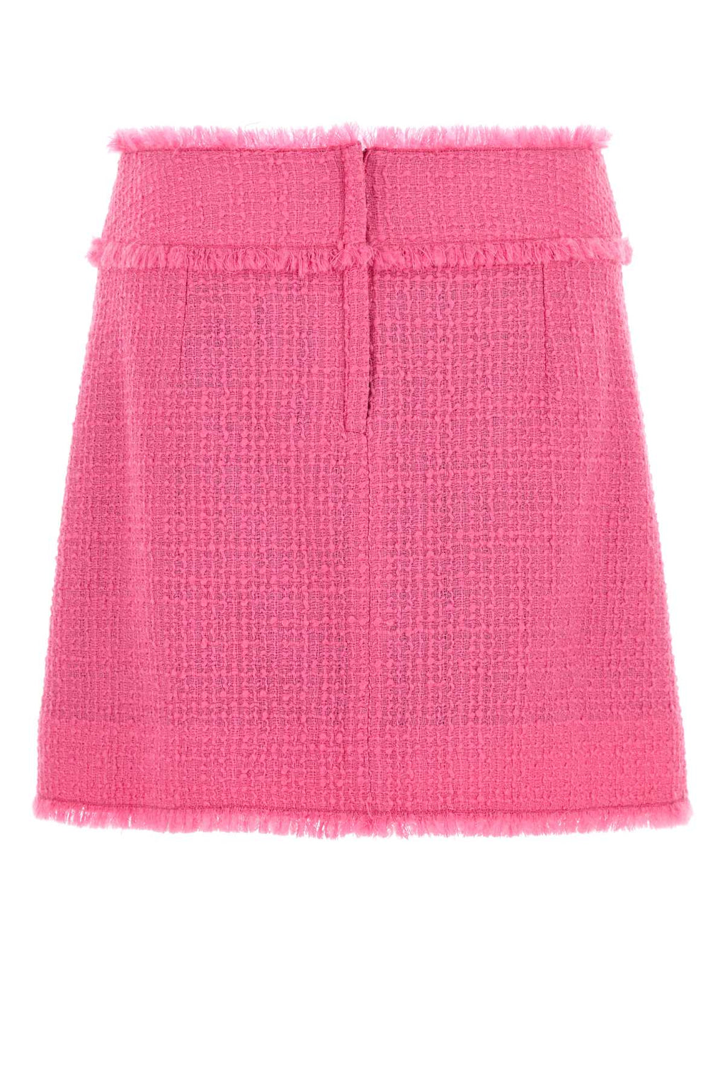 Dolce & Gabbana Women Fuchsia Tweed Mini Skirt