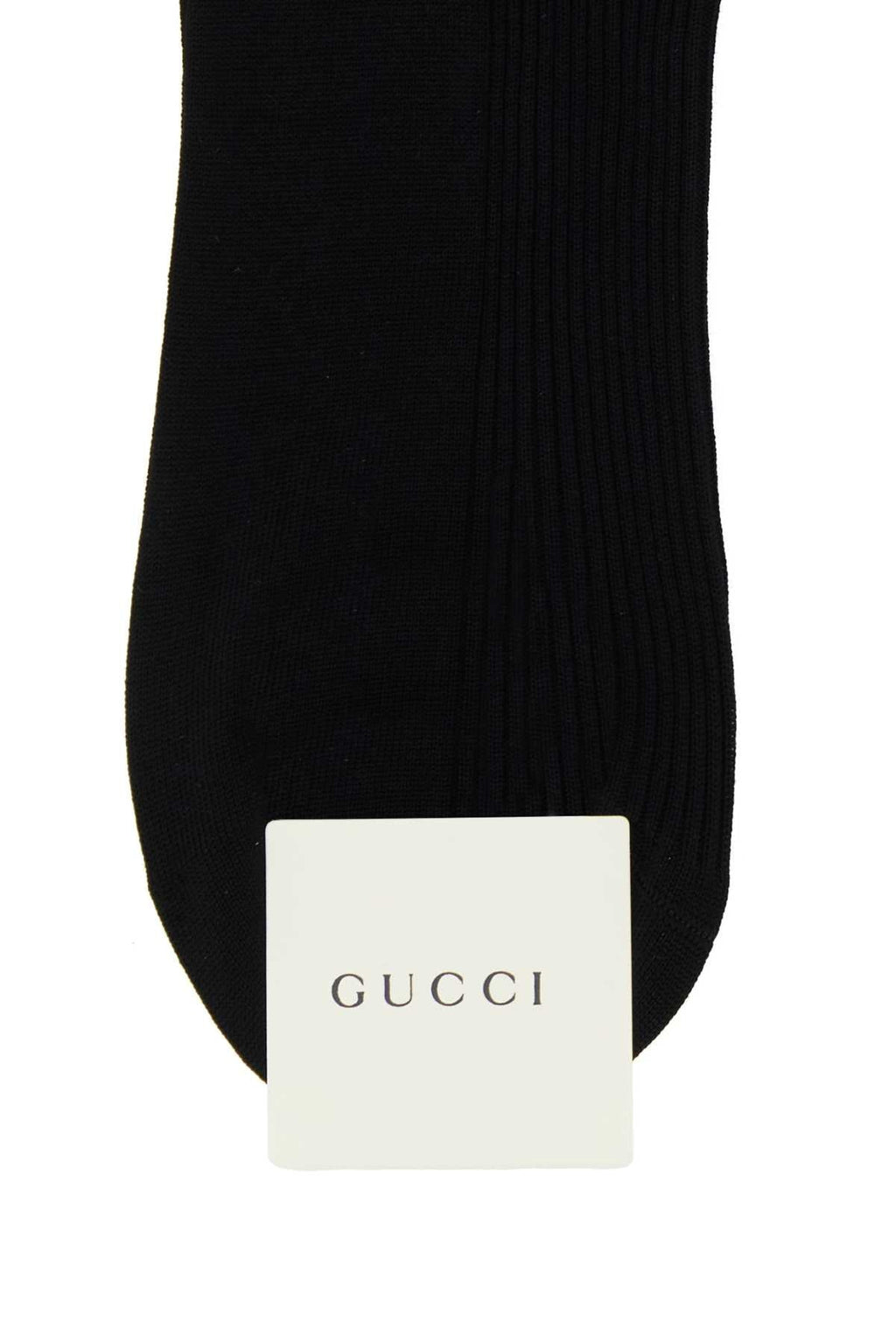 Gucci Men Black Cotton Blend Socks