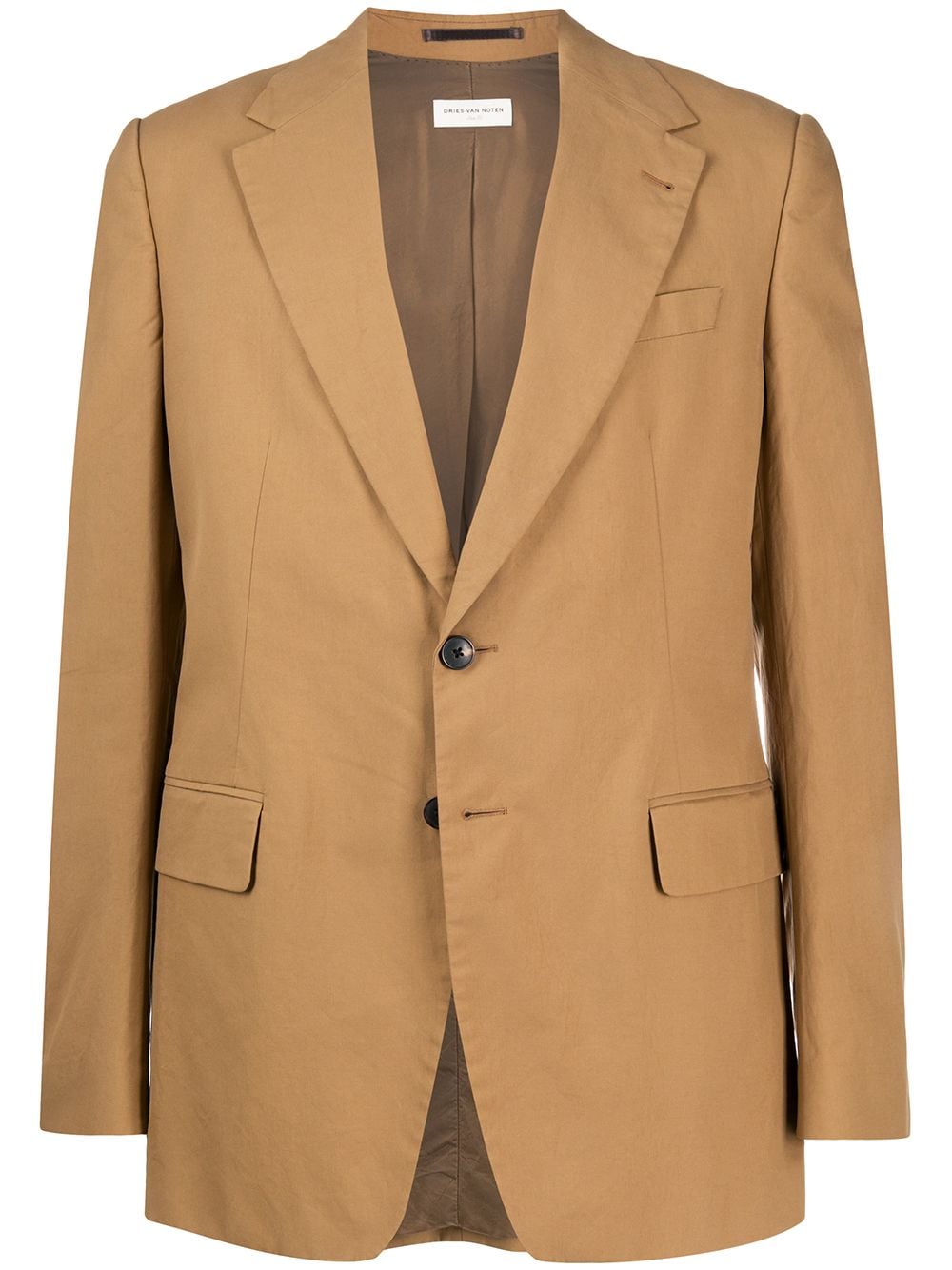 Dries Van Noten Men Burness Long Jacket Cotton