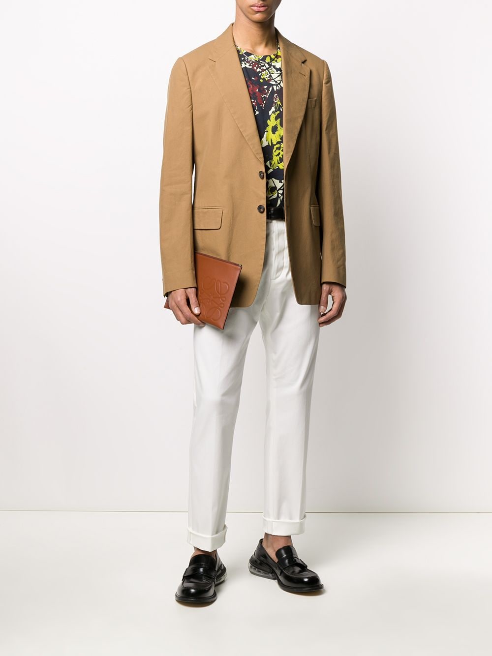 Dries Van Noten Men Burness Long Jacket Cotton