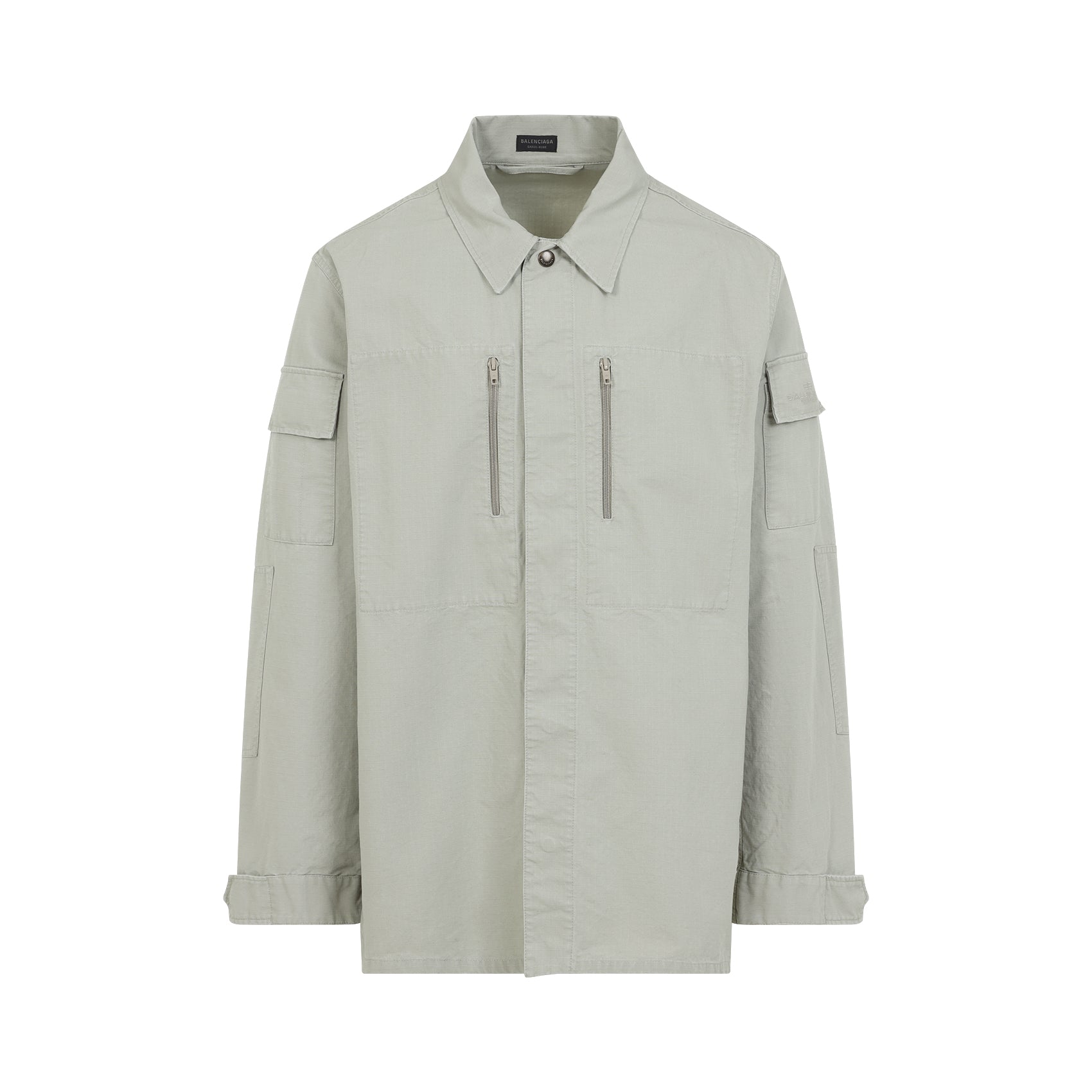 Balenciaga Long Sleeves Military Shirt Men