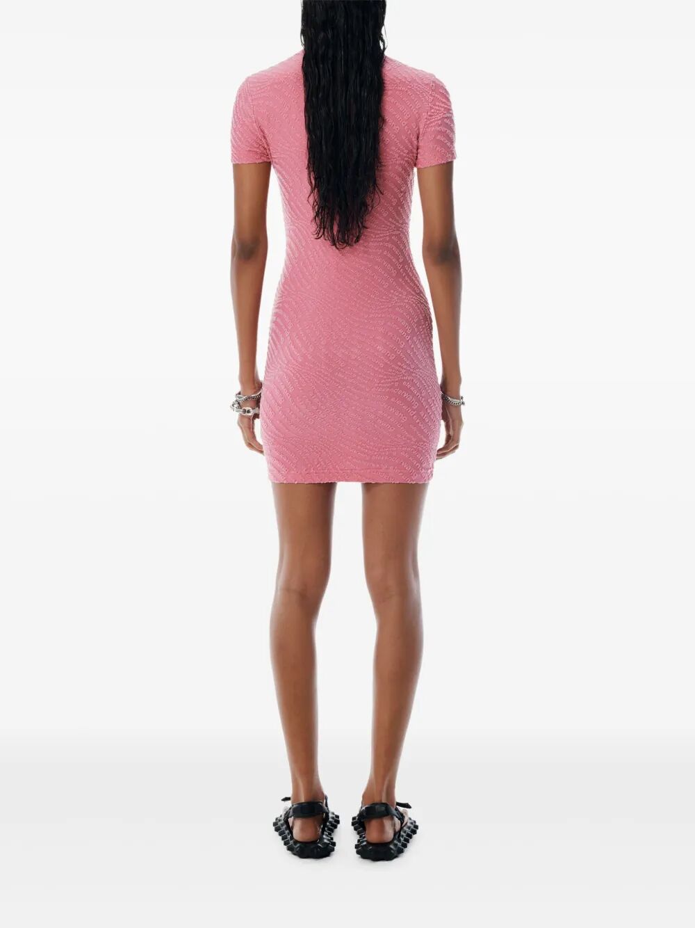Alexander Wang Women Jacquard Logo Mini Dress