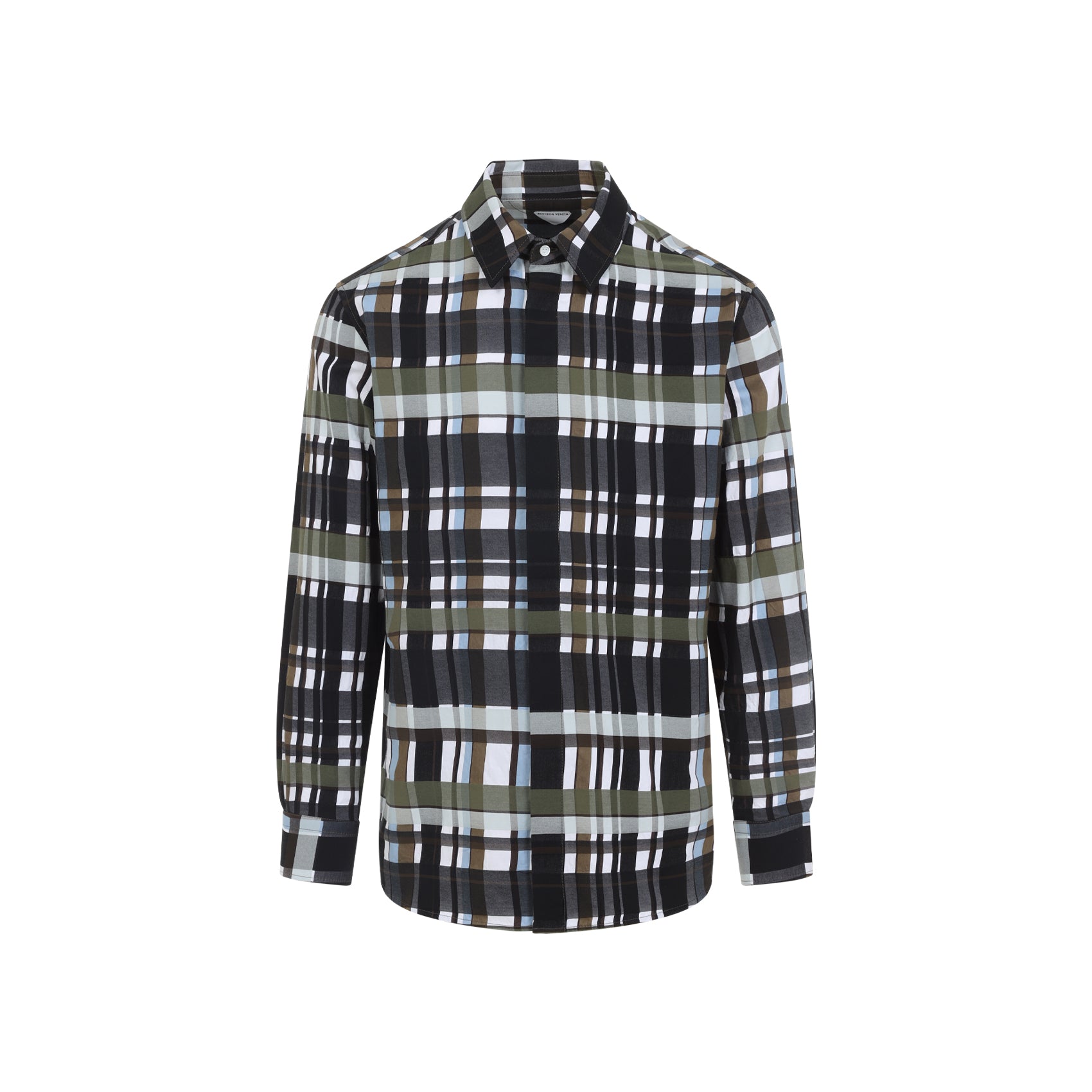 Bottega Veneta Cotton Check Shirt Men