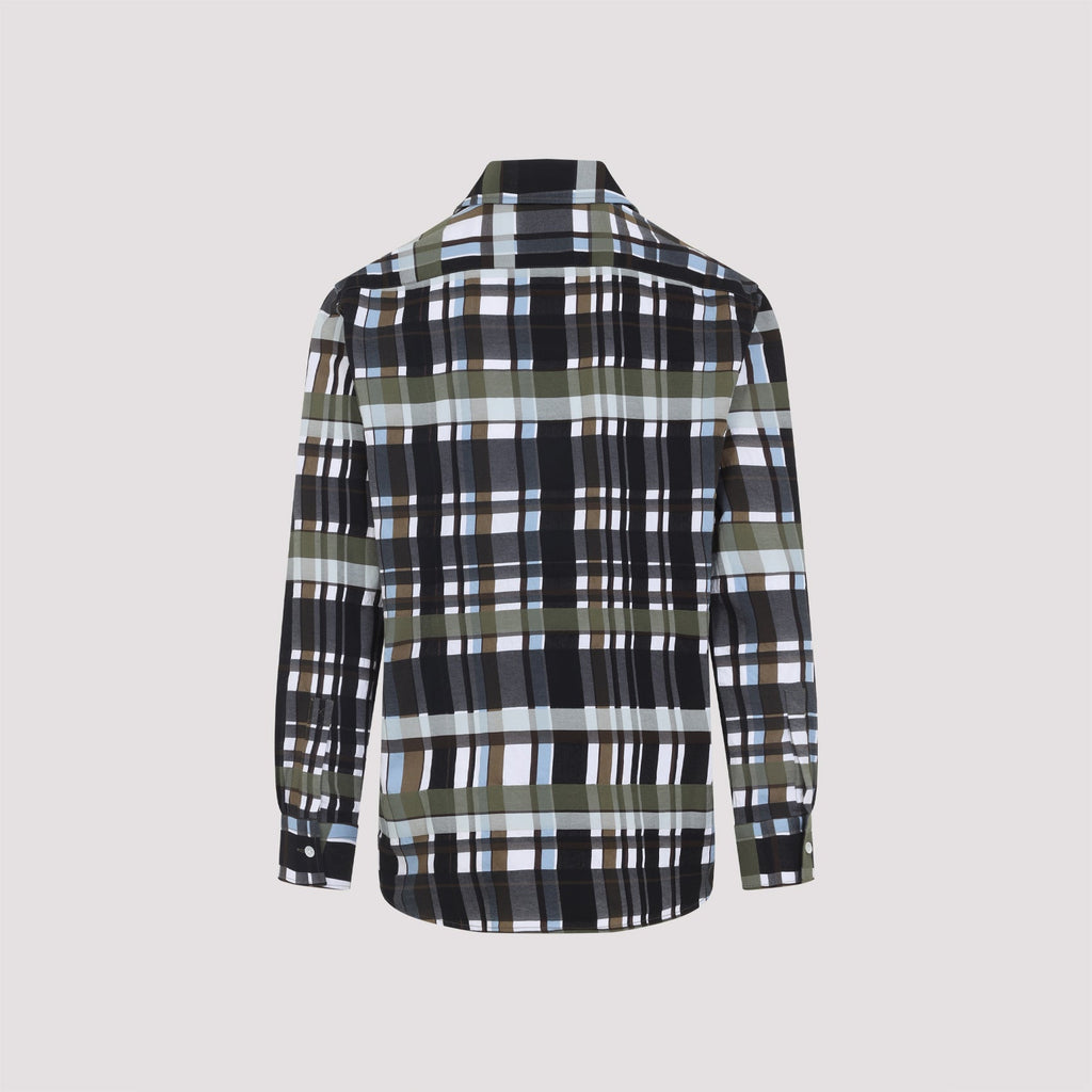 Bottega Veneta Cotton Check Shirt Men