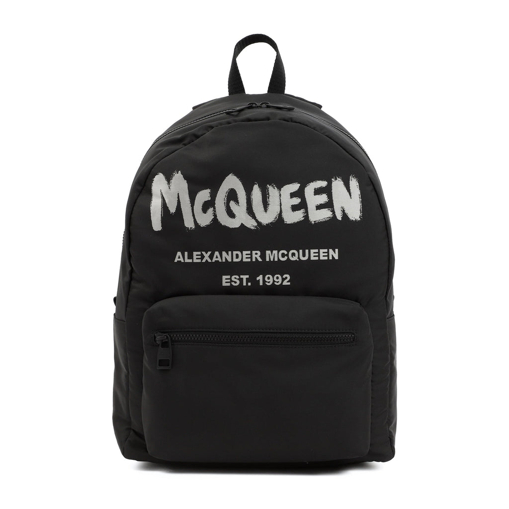 Alexander Mcqueen Graffiti Metropolitan Printed Backpack Men