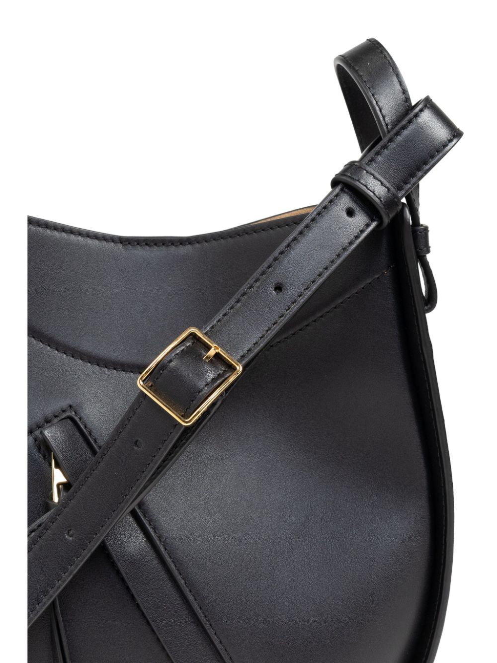 Loewe Women Hammock Slice Bag In Shiny Calfskin