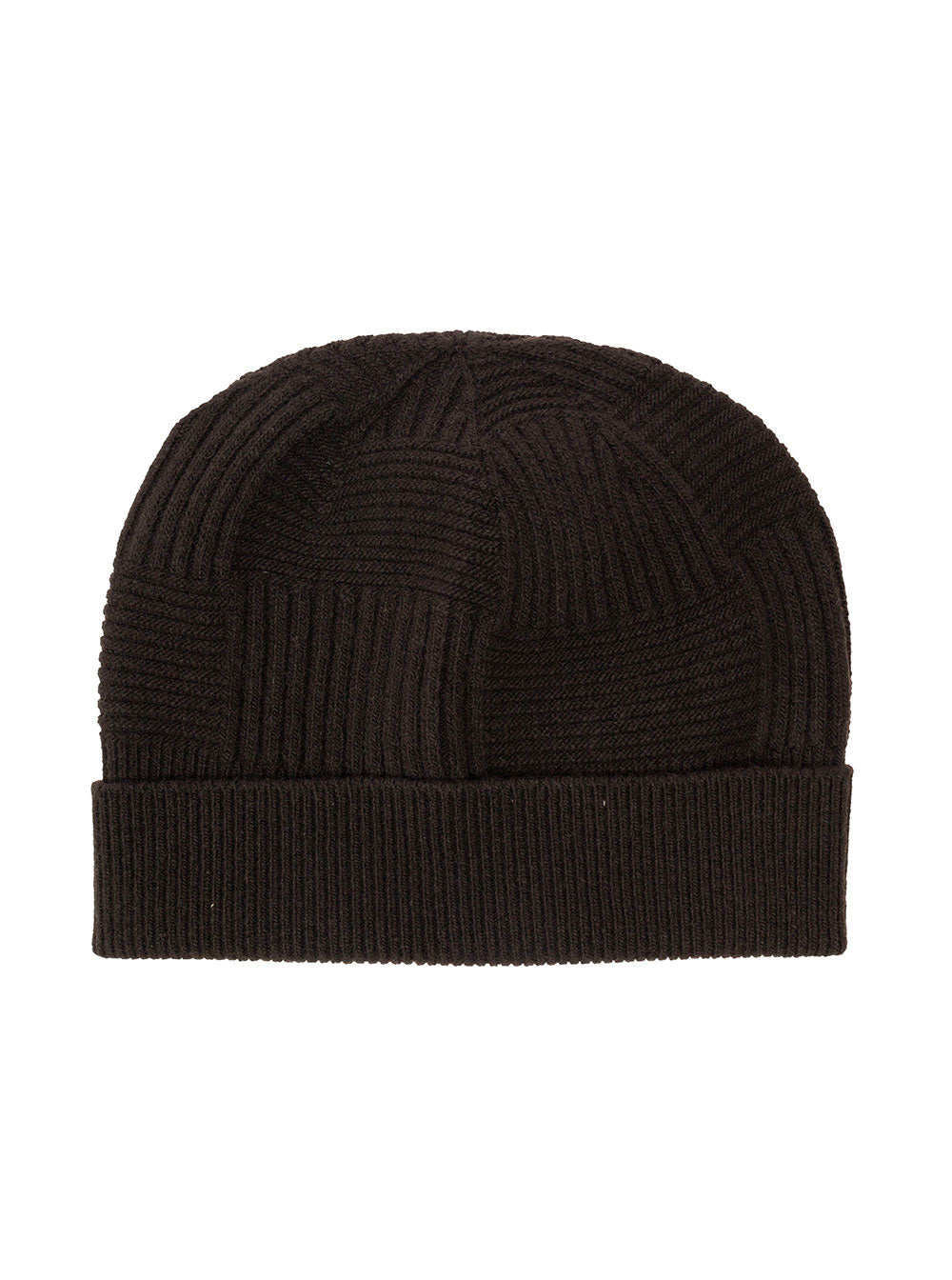 Bottega Veneta Men Bottega Veneta Brown Woven Wool Hat Man