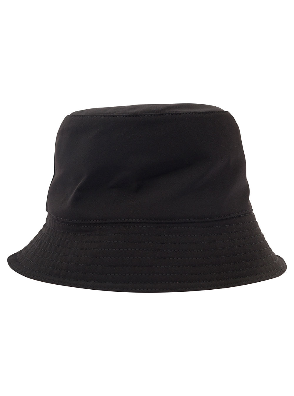 Alexander Mcqueen Men Black And White Reversible Bucket Hat With Logo Embroidery In Polyamide Man