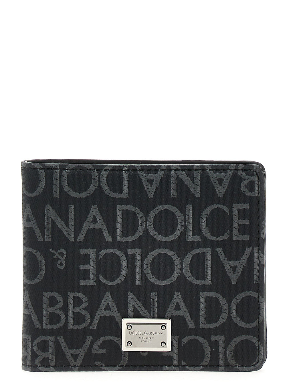 Dolce & Gabbana Men Jacquard Logo Wallet