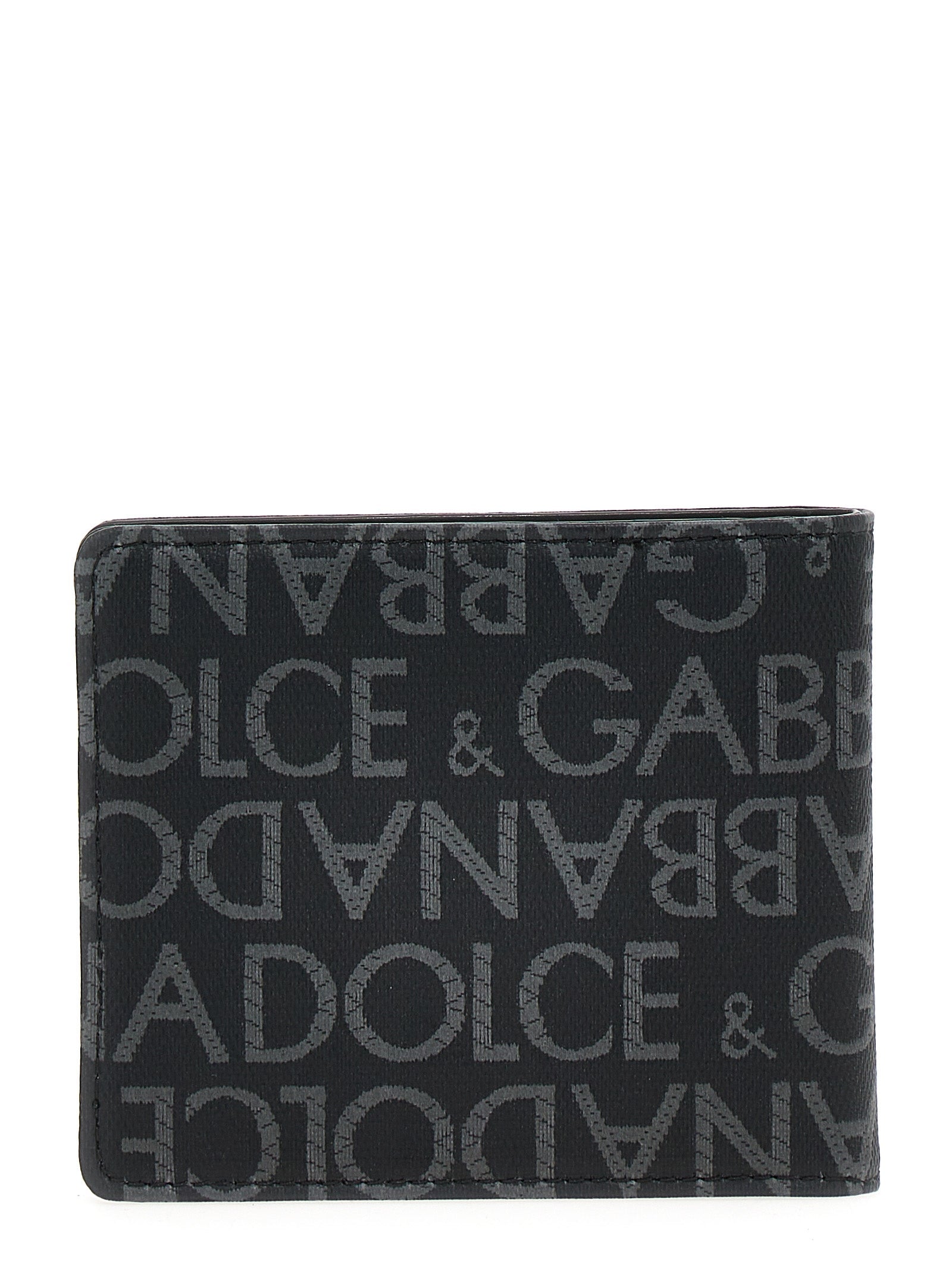Dolce & Gabbana Men Jacquard Logo Wallet